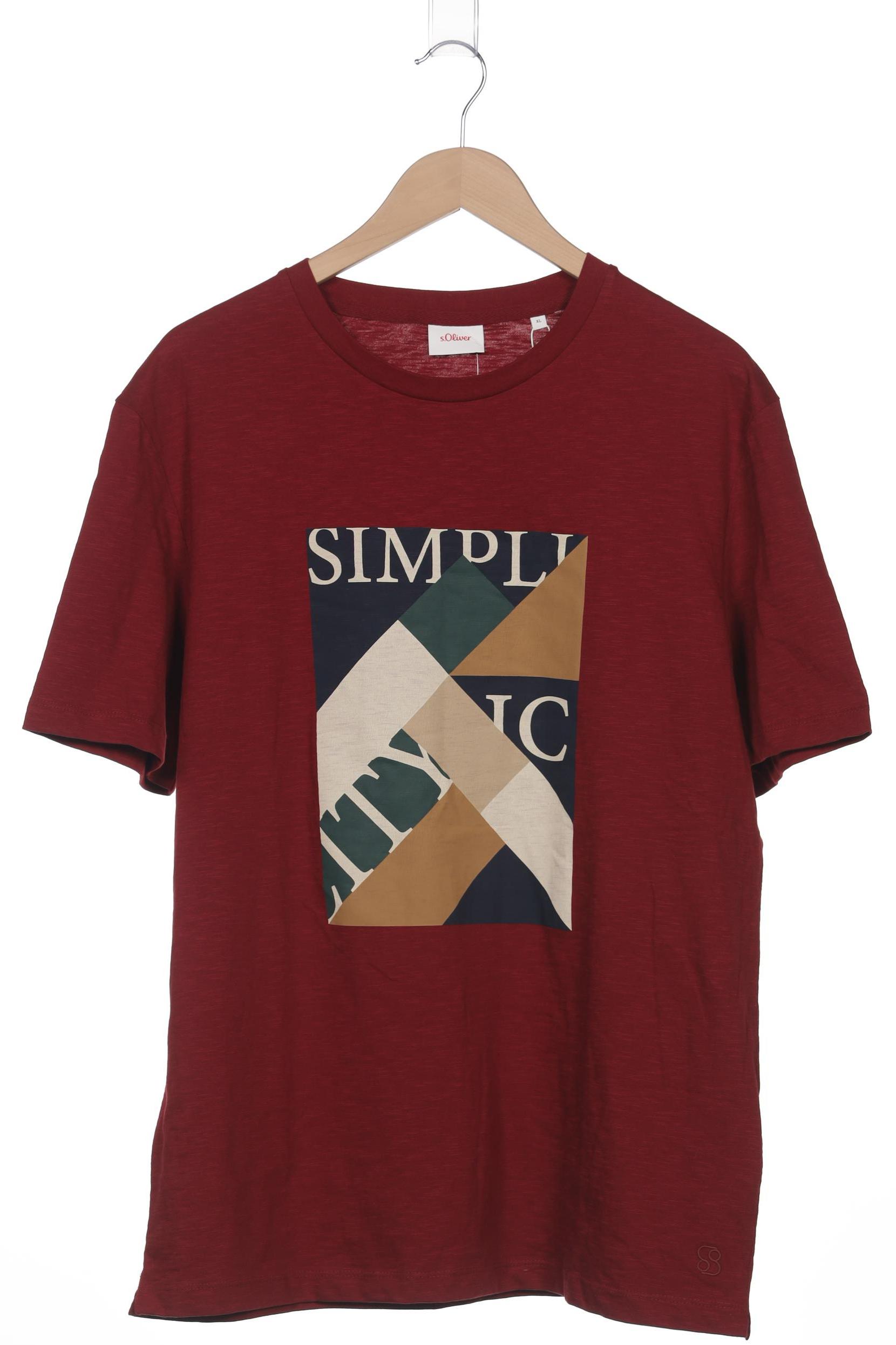 

s.Oliver Herren T-Shirt, bordeaux
