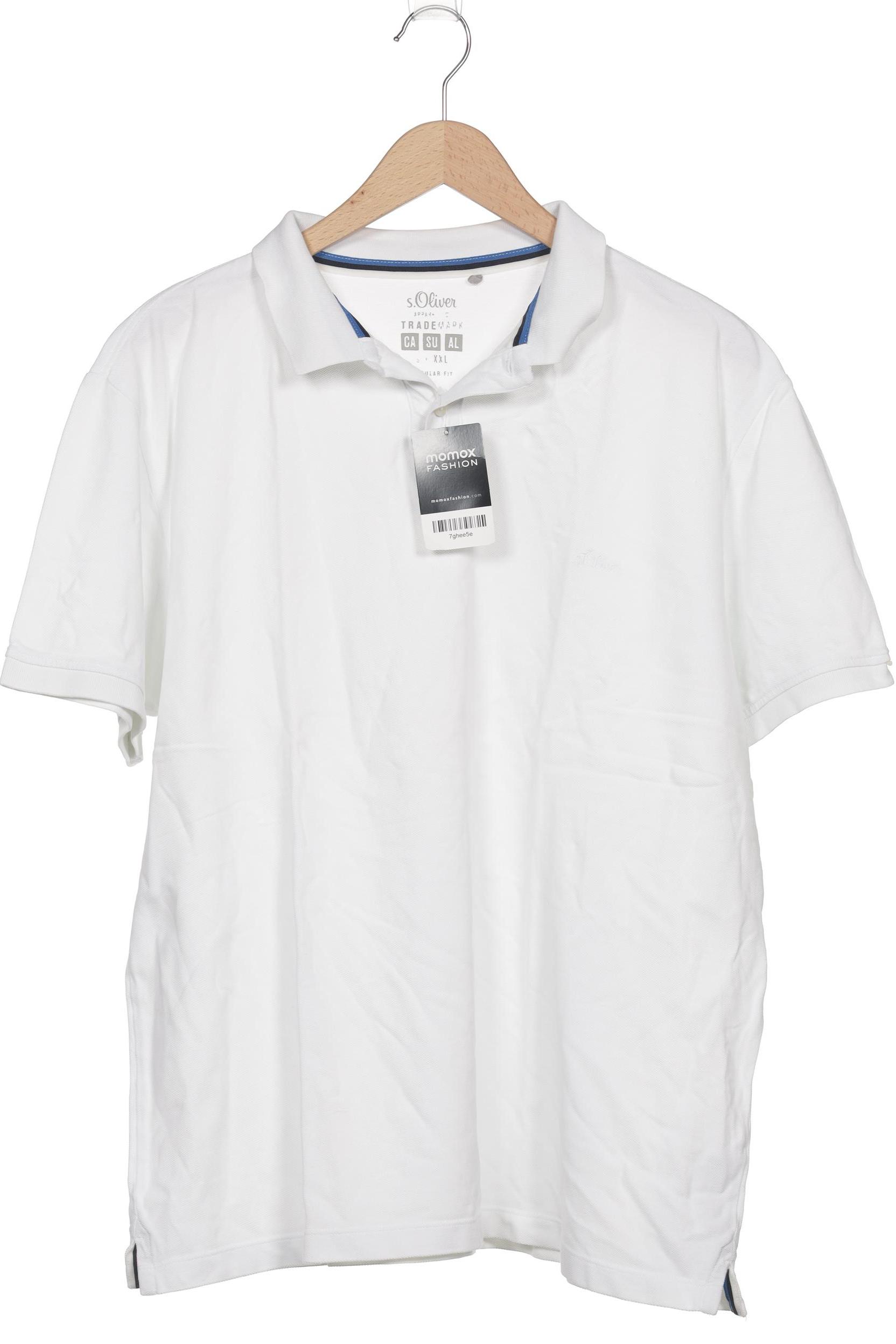 

s.Oliver Herren Poloshirt, weiß, Gr. 56