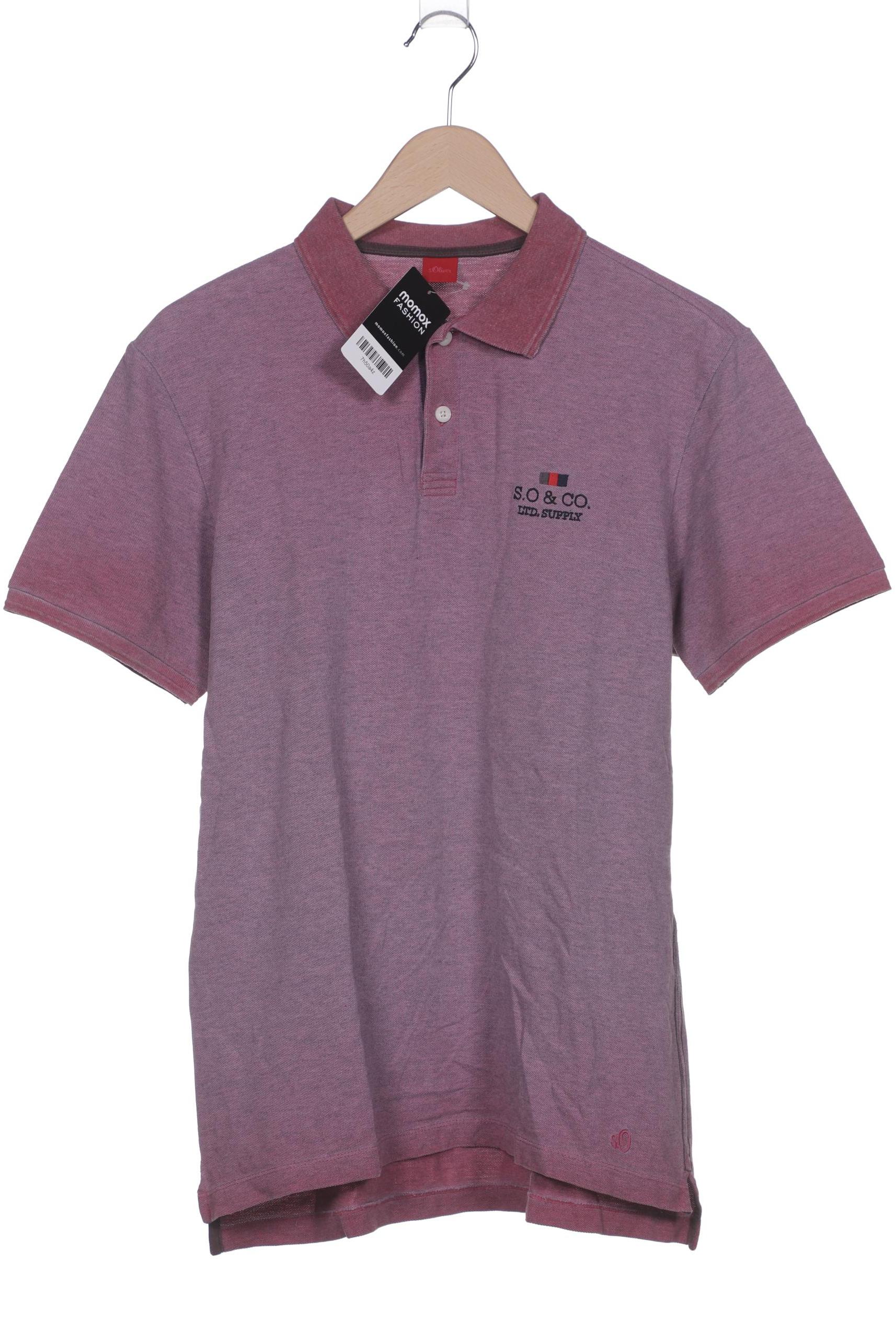 

s.Oliver Herren Poloshirt, pink, Gr. 52