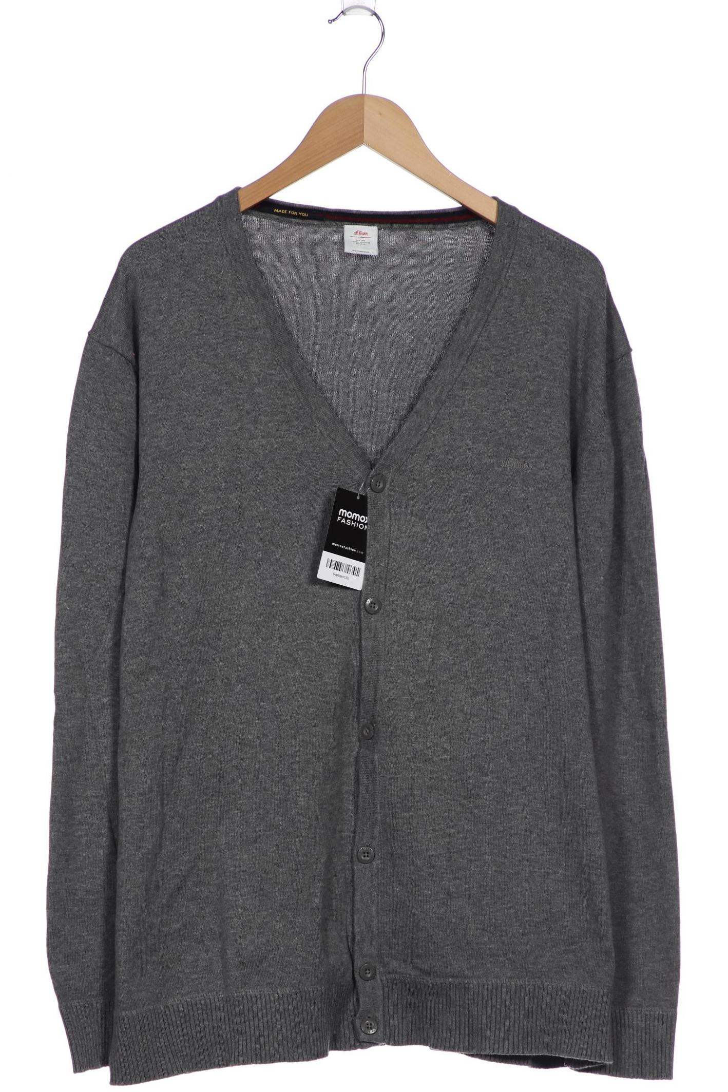 

s.Oliver Herren Strickjacke, grau, Gr. 58