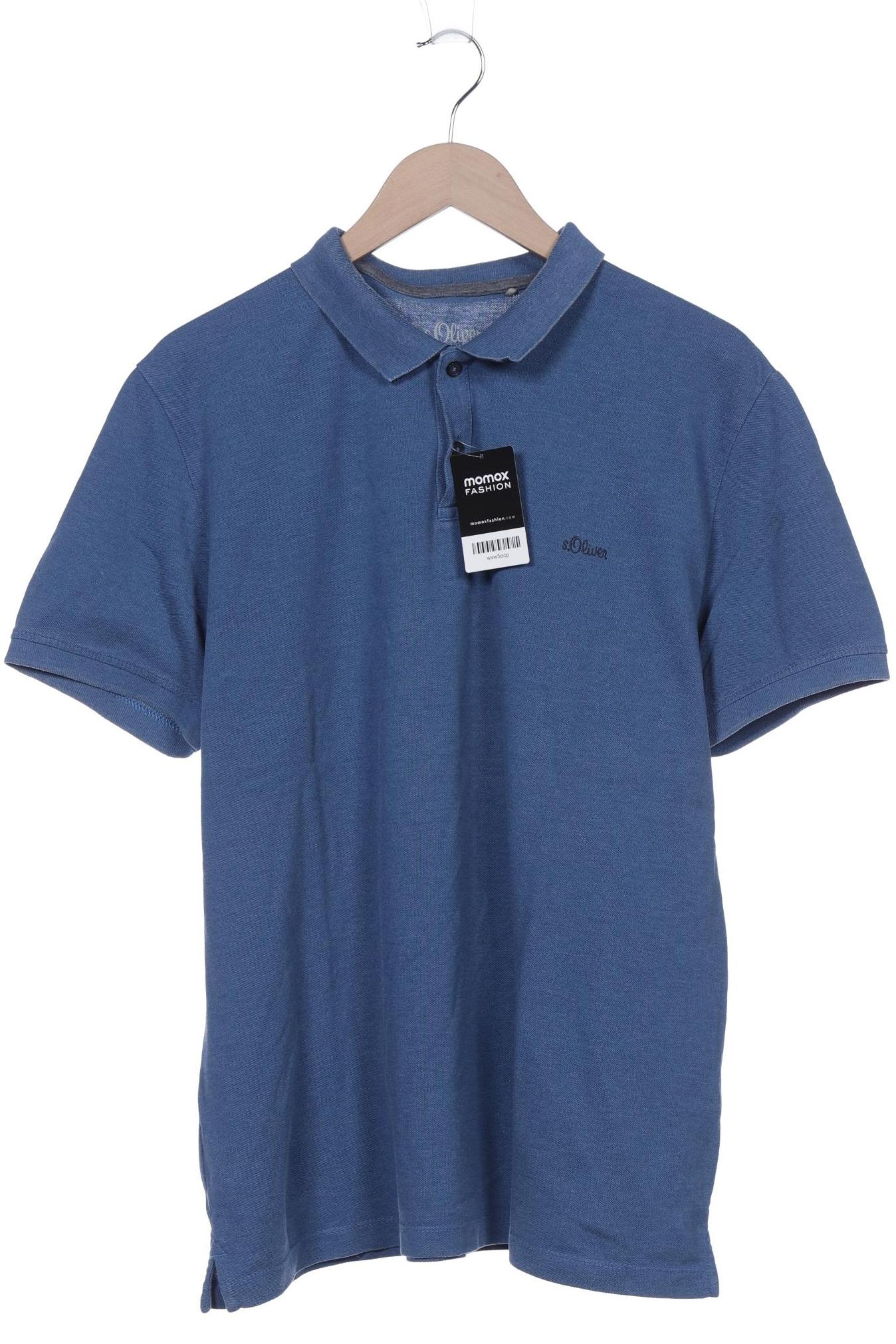 

s.Oliver Herren Poloshirt, blau, Gr. 56