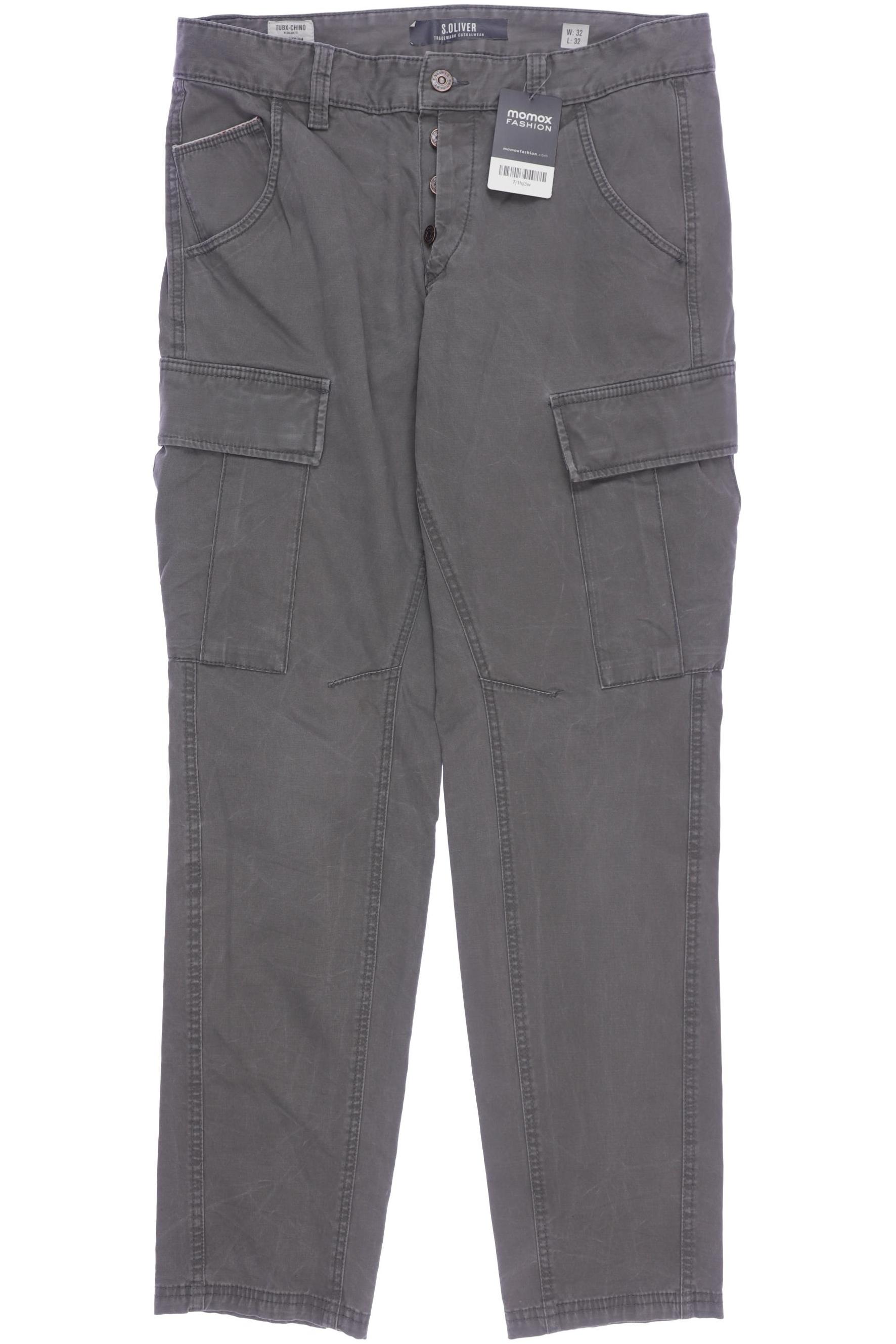 

s.Oliver Herren Stoffhose, grau, Gr. 32