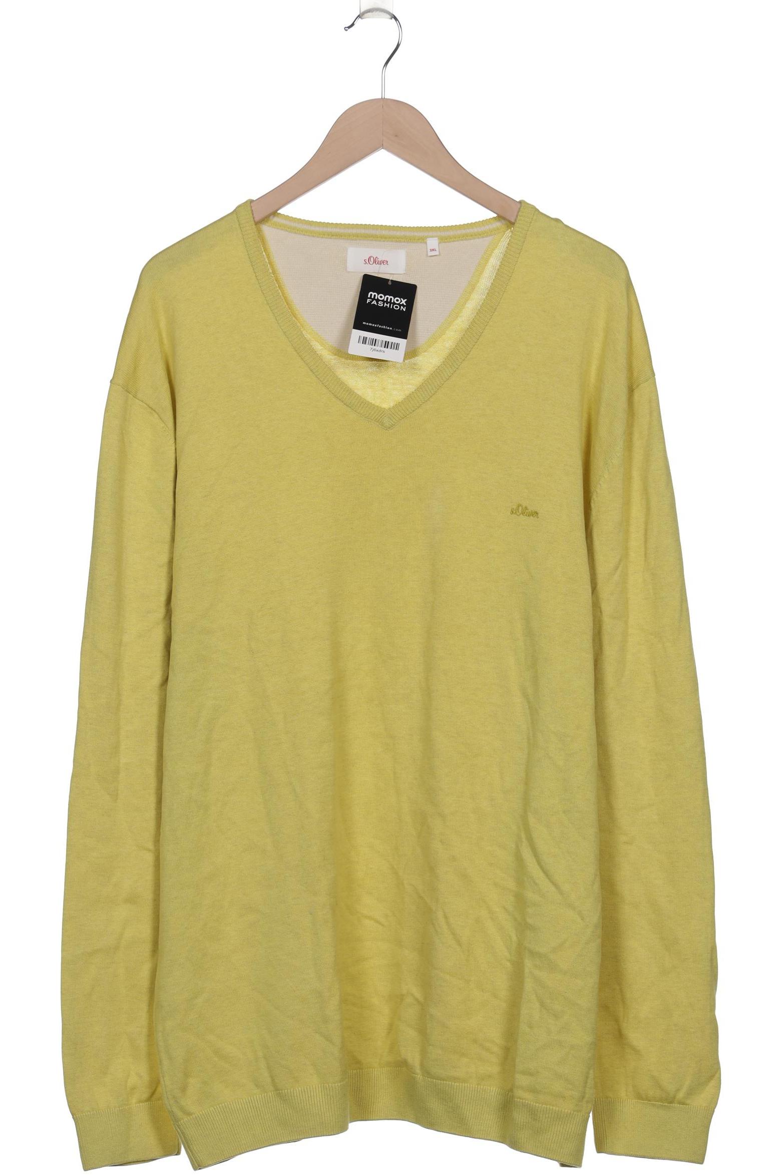 

s.Oliver Herren Pullover, gelb, Gr. 58
