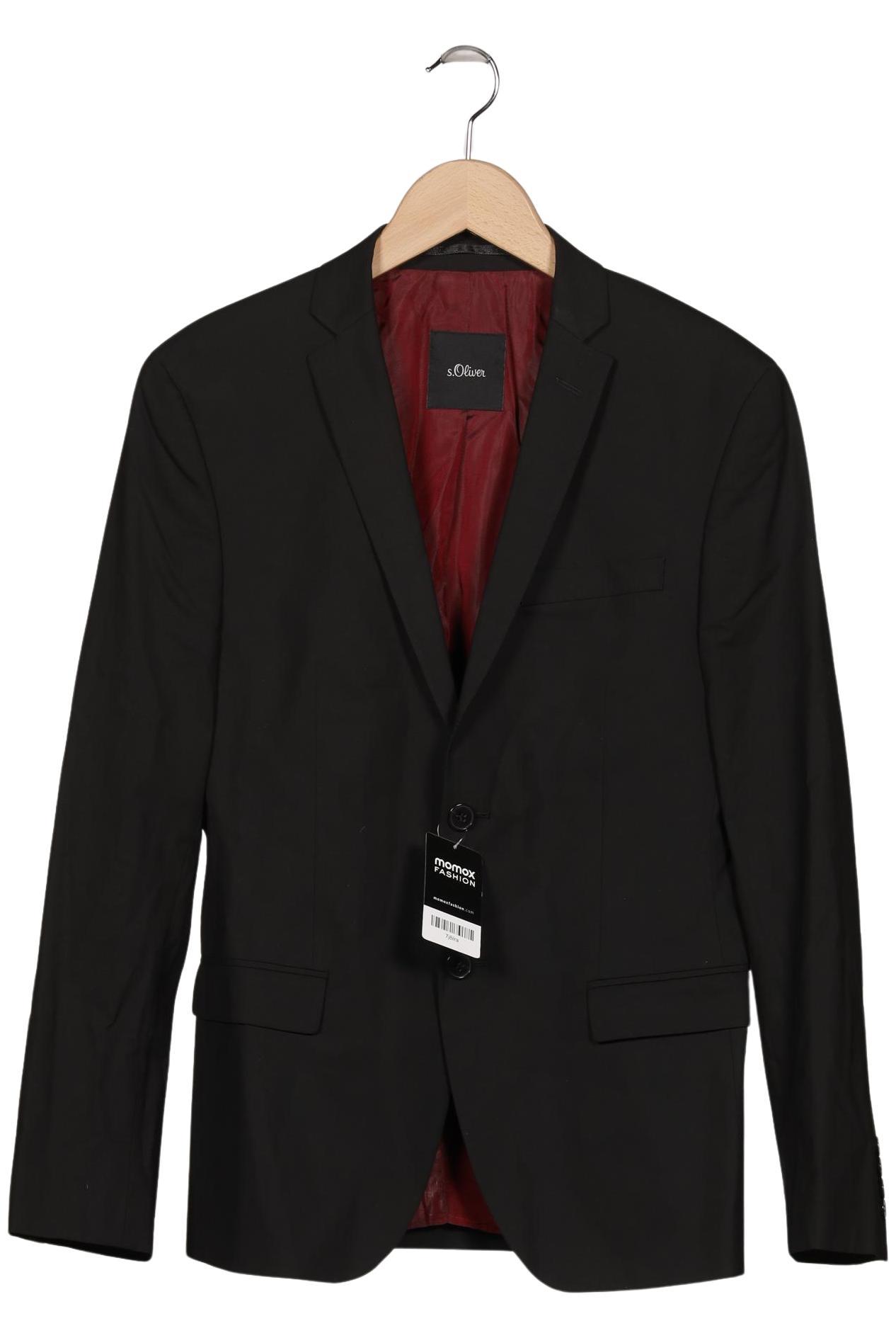 

s.Oliver Herren Sakko, schwarz, Gr. 46