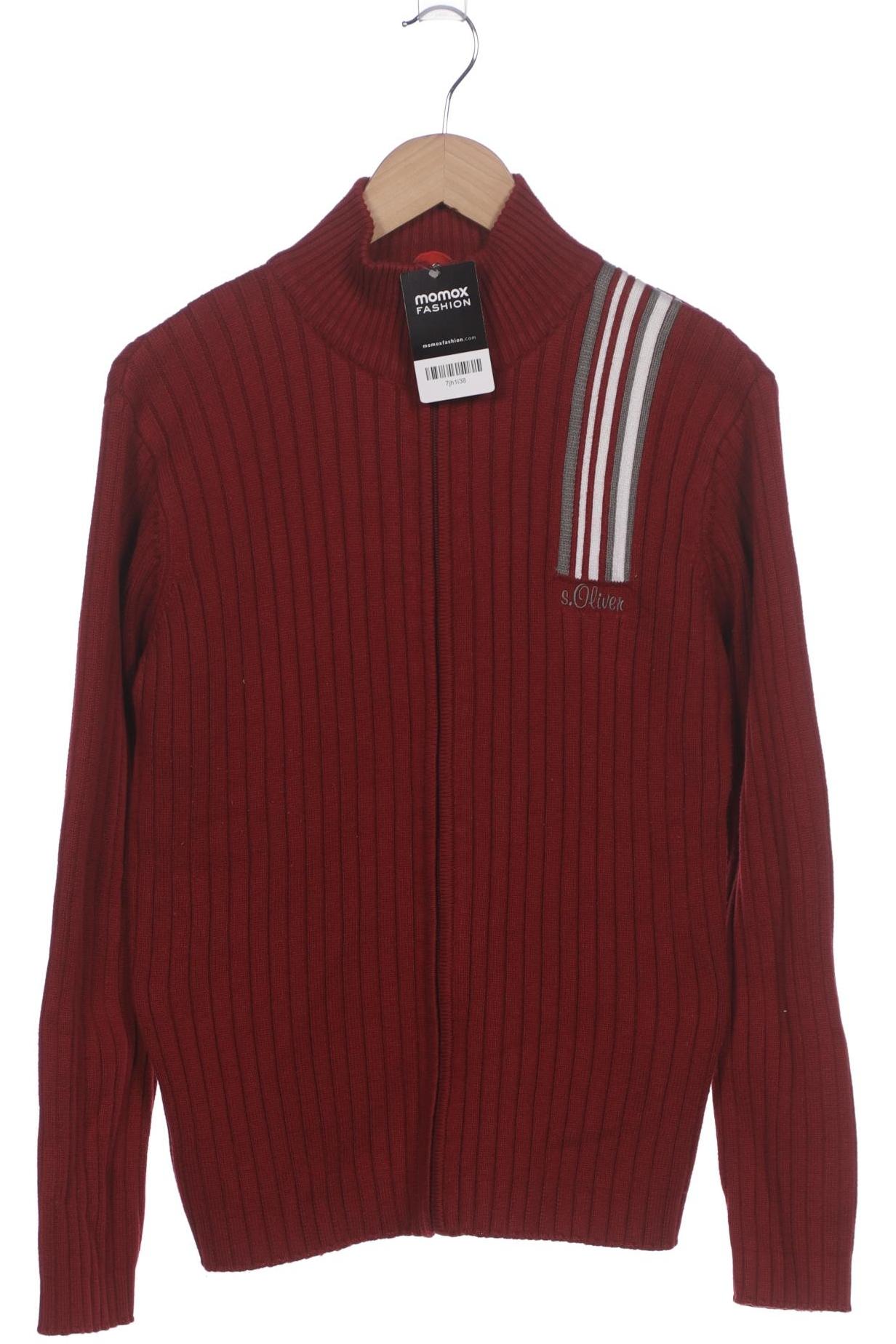 

s.Oliver Herren Strickjacke, rot, Gr. 48