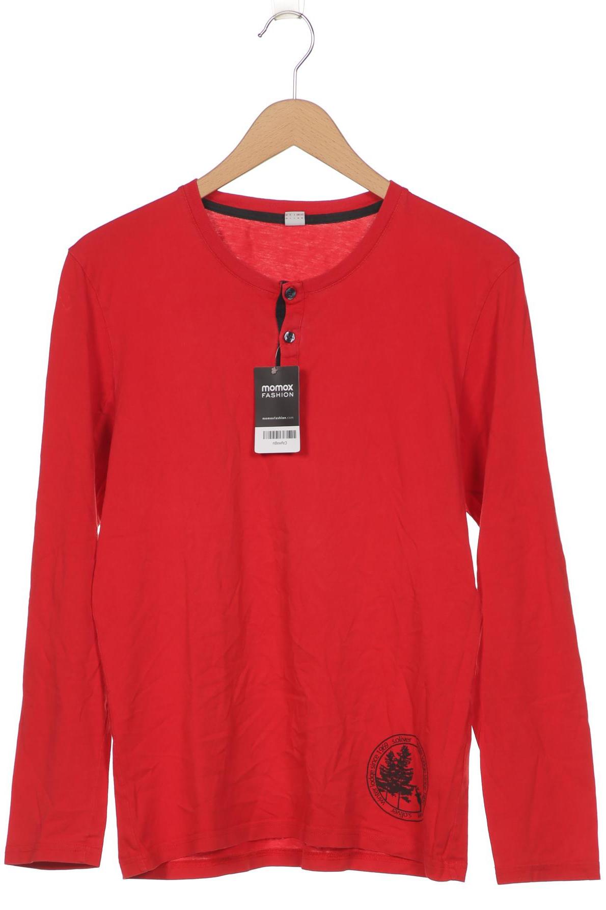 

s.Oliver Herren Langarmshirt, rot, Gr. 48