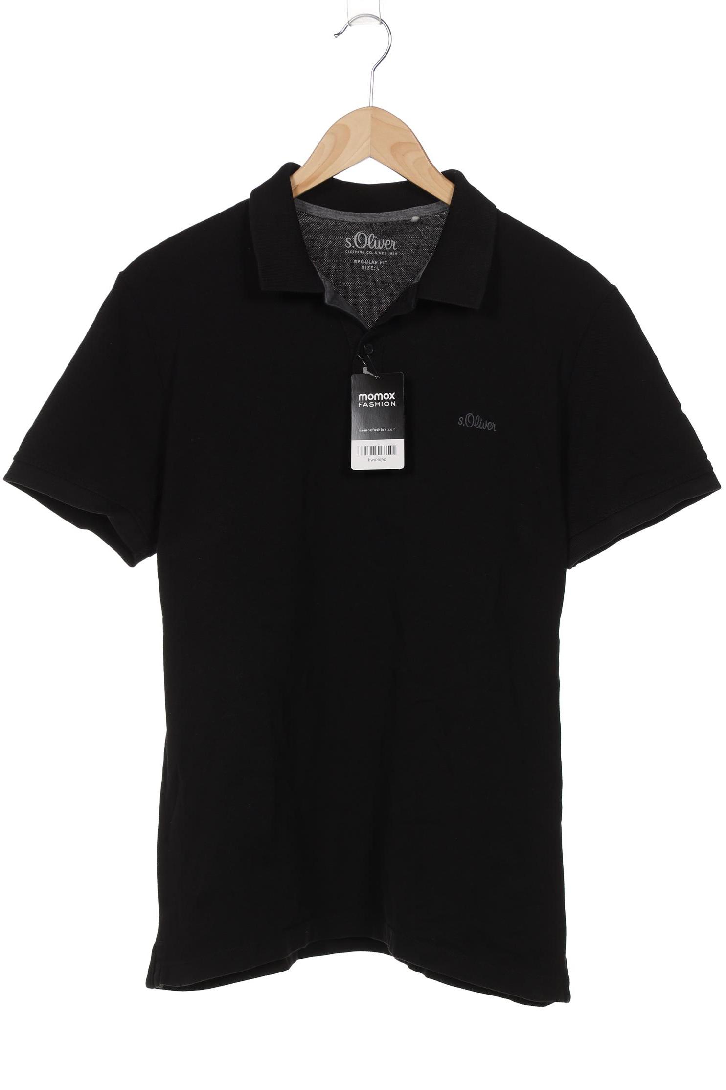 

s.Oliver Herren Poloshirt, schwarz, Gr. 52