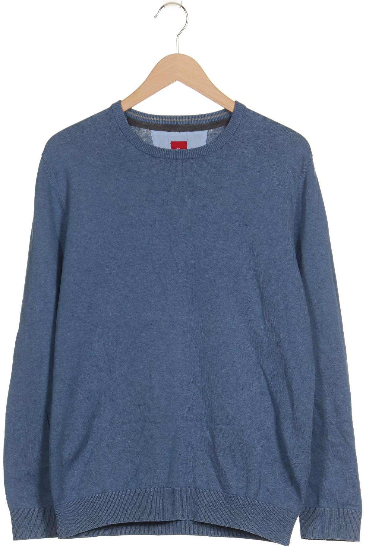 

s.Oliver Herren Pullover, blau, Gr. 52