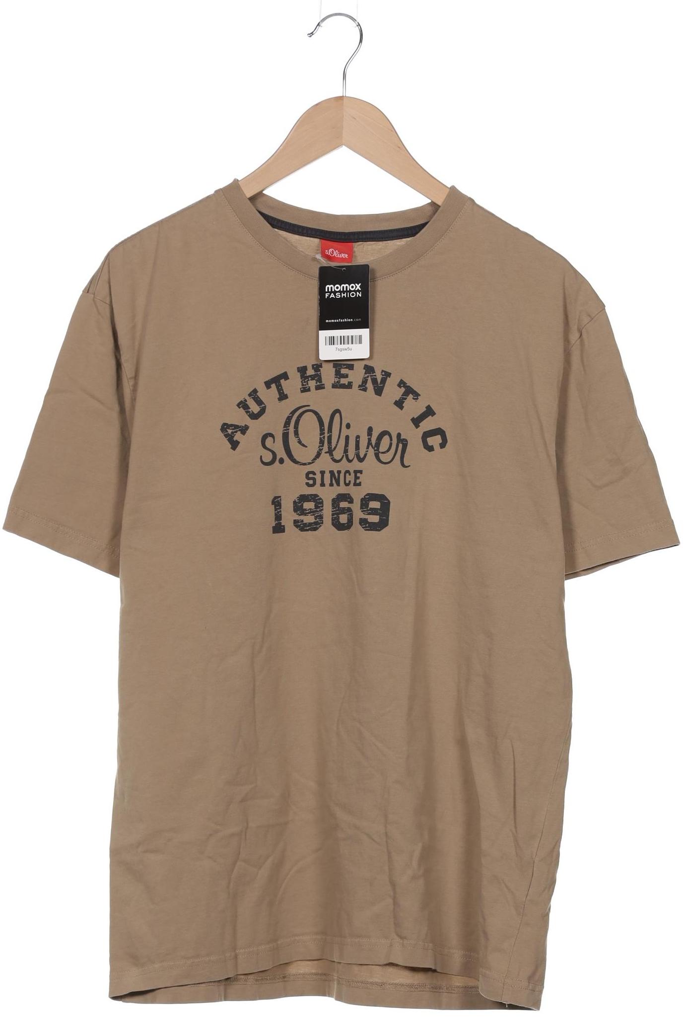 

s.Oliver Herren T-Shirt, braun, Gr. 56