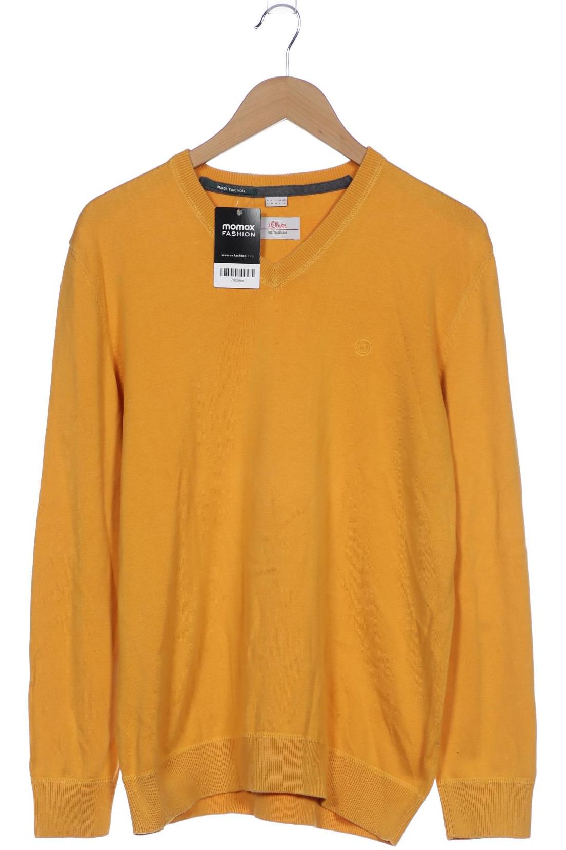 

s.Oliver Herren Pullover, gelb, Gr. 52