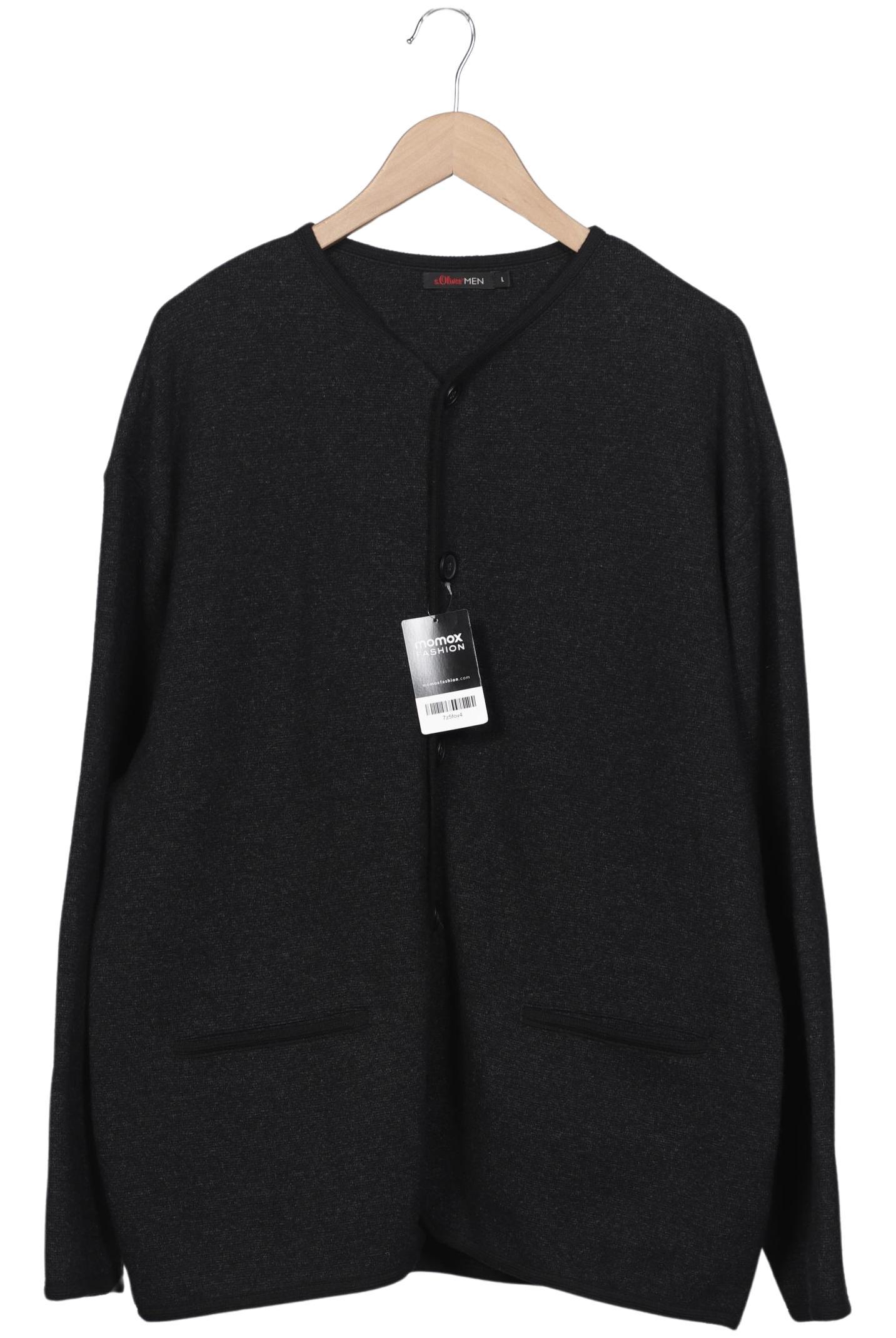 

s.Oliver Herren Strickjacke, grau, Gr. 52