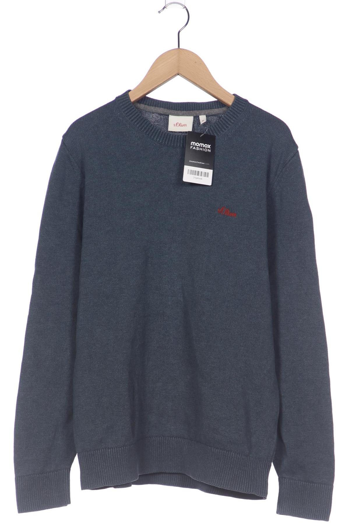 

s.Oliver Herren Pullover, türkis, Gr. 48
