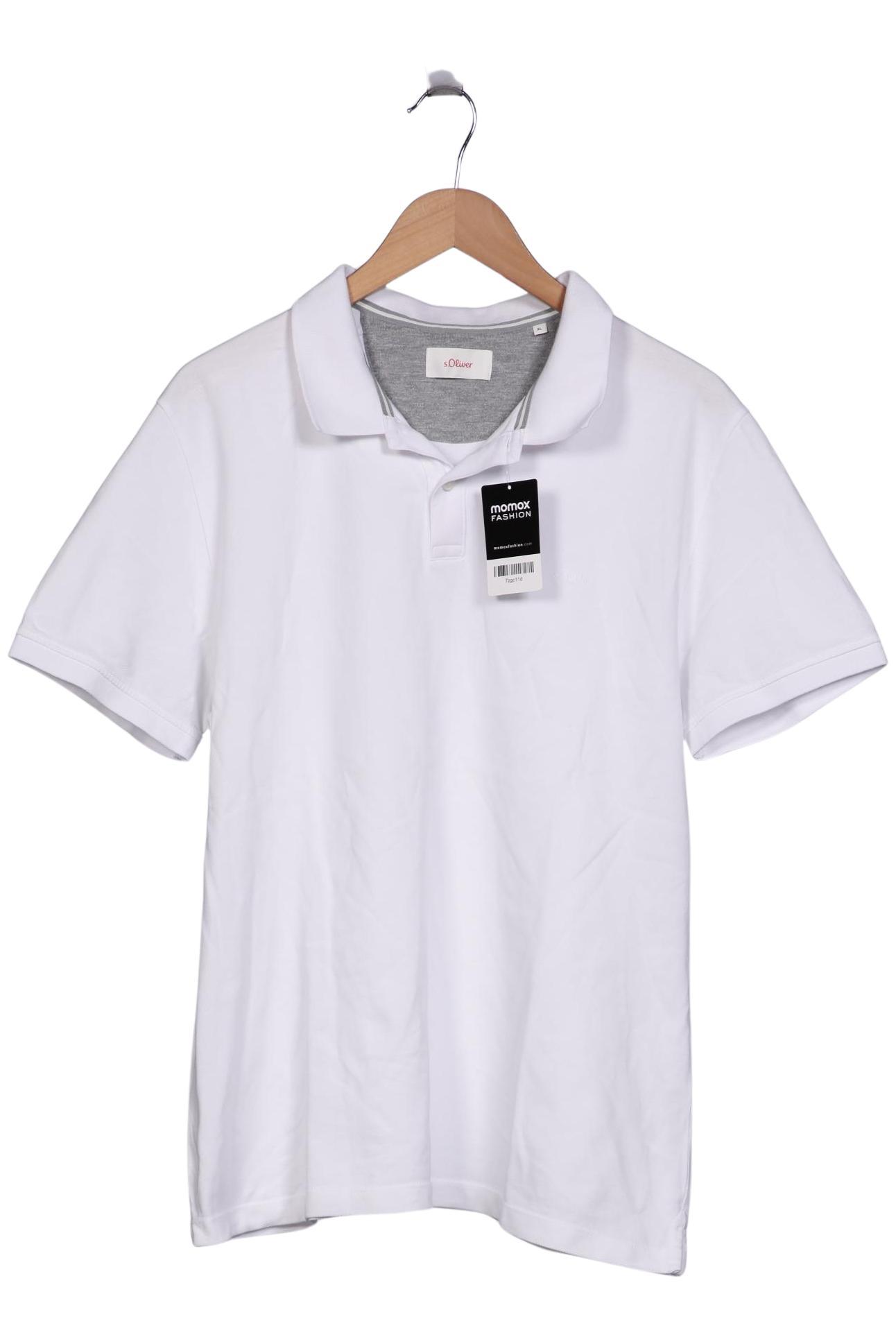 

s.Oliver Herren Poloshirt, weiß, Gr. 54