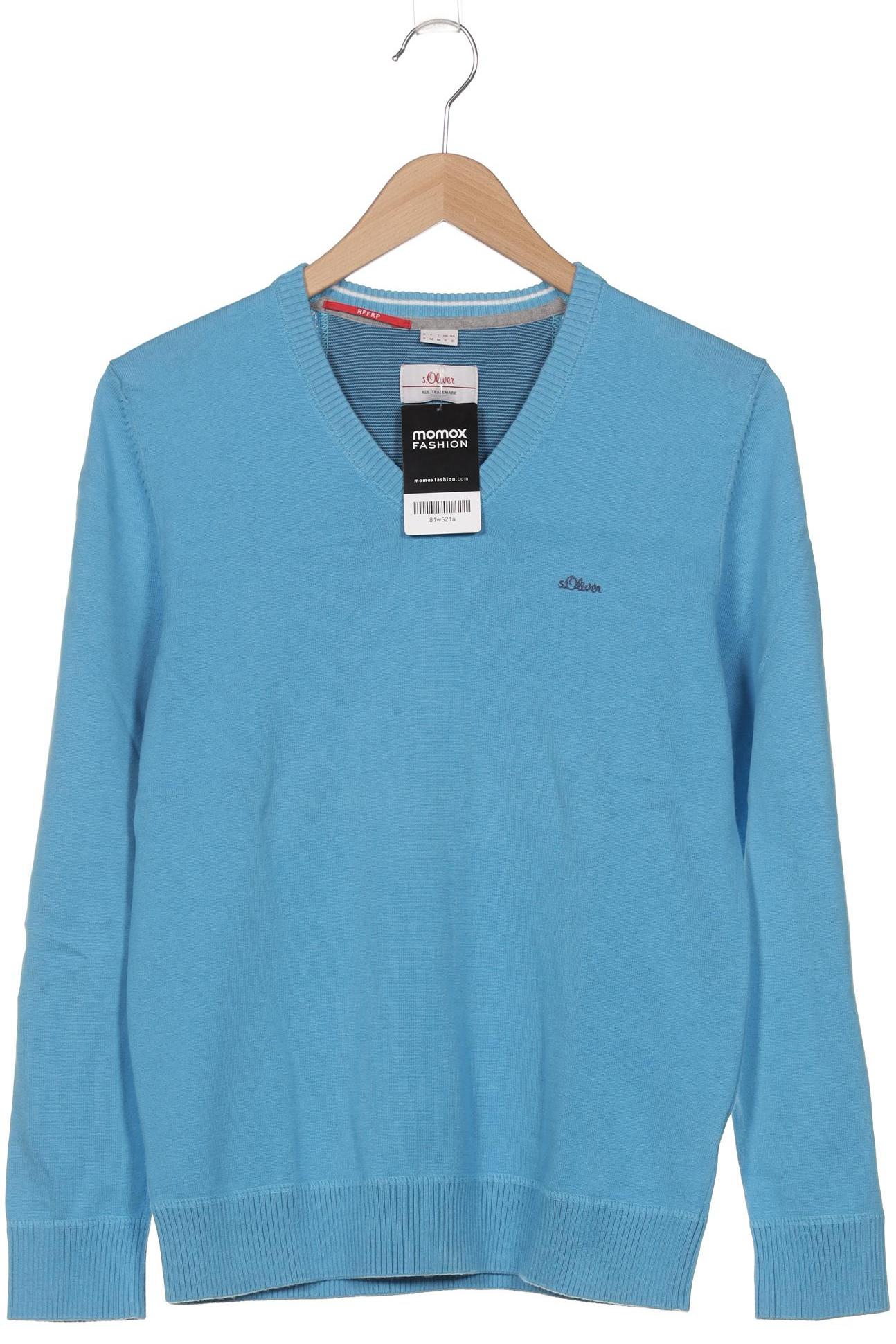 

s.Oliver Herren Pullover, blau, Gr. 46
