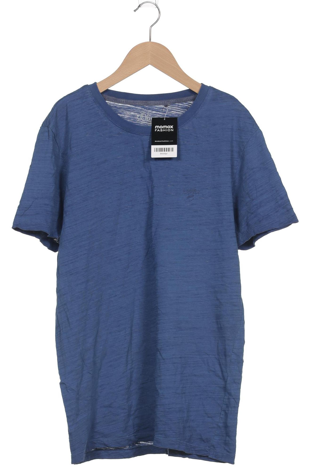 

s.Oliver Herren T-Shirt, blau, Gr. 52