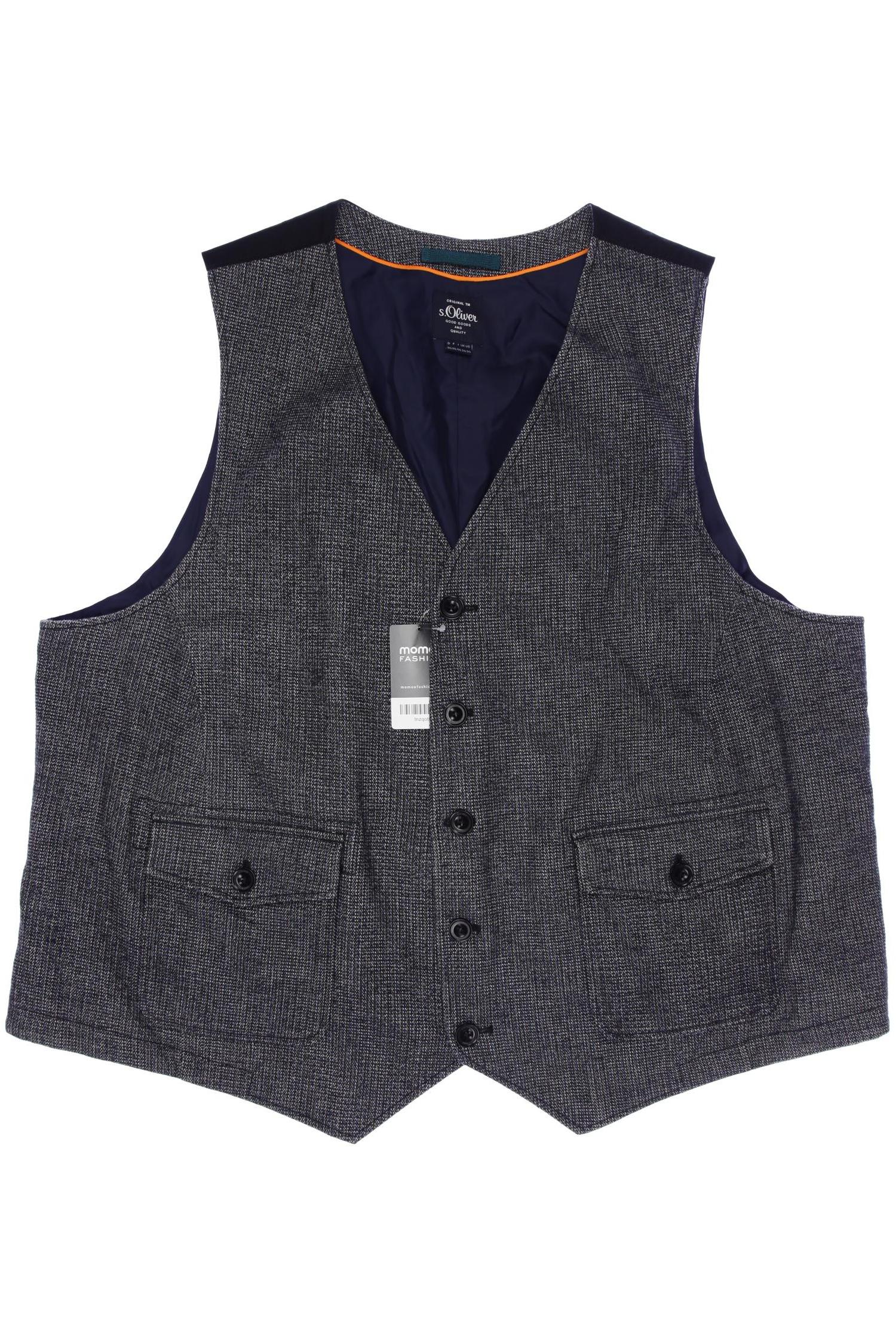 

s.Oliver Herren Weste, marineblau, Gr. 58