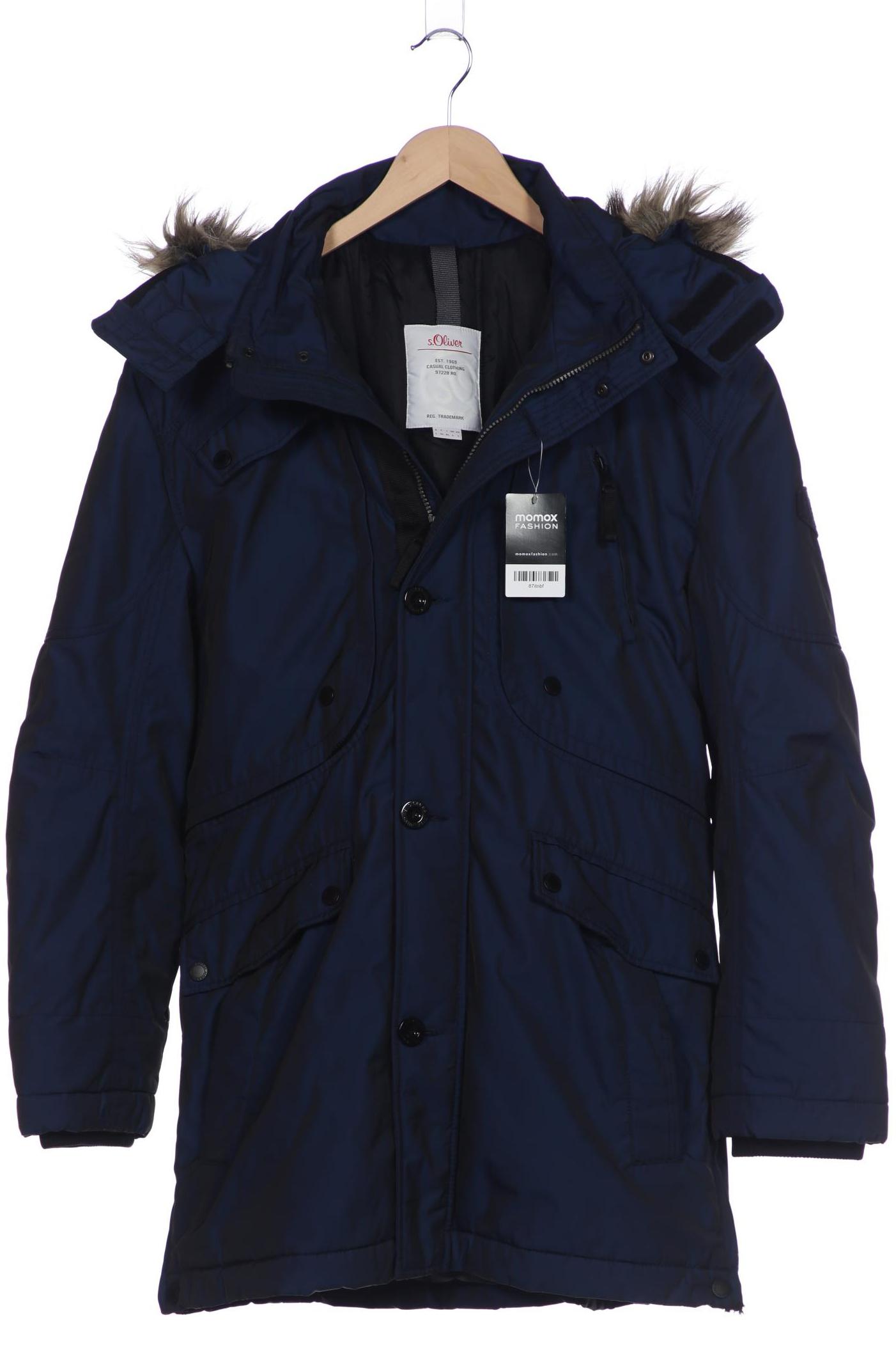 

s.Oliver Herren Mantel, marineblau, Gr. 52