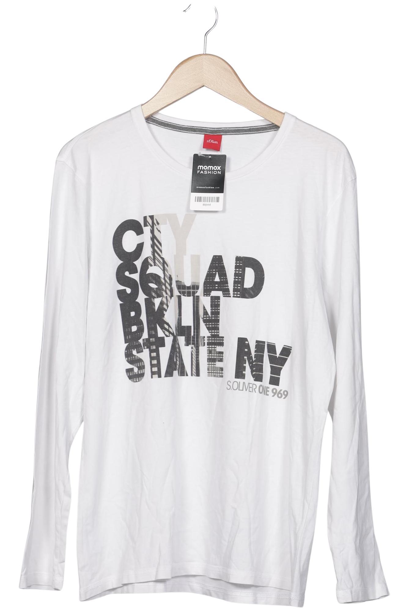 Thumbnail - s.Oliver Herren Langarmshirt, weiß, Gr. 54