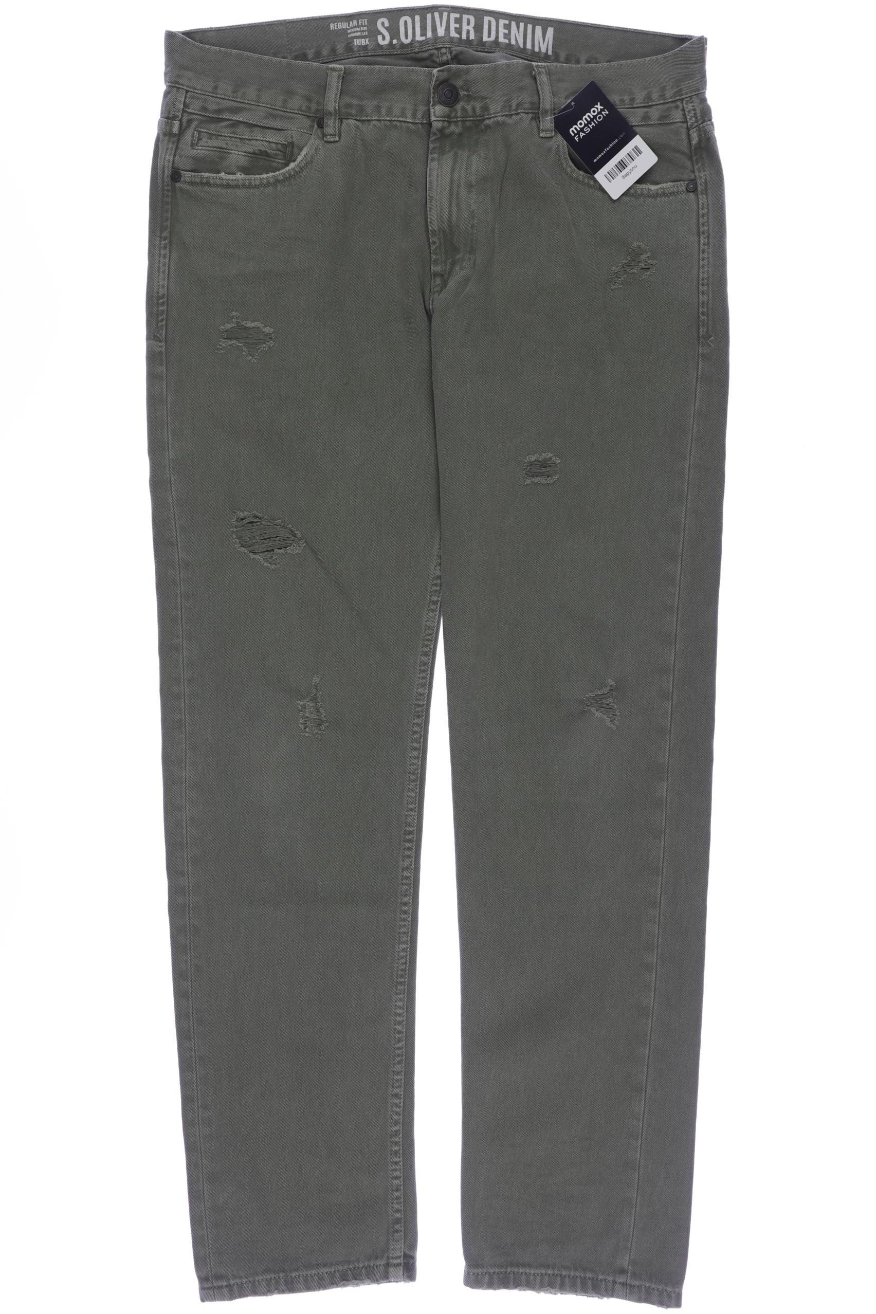 

s.Oliver Herren Jeans, grün, Gr. 34