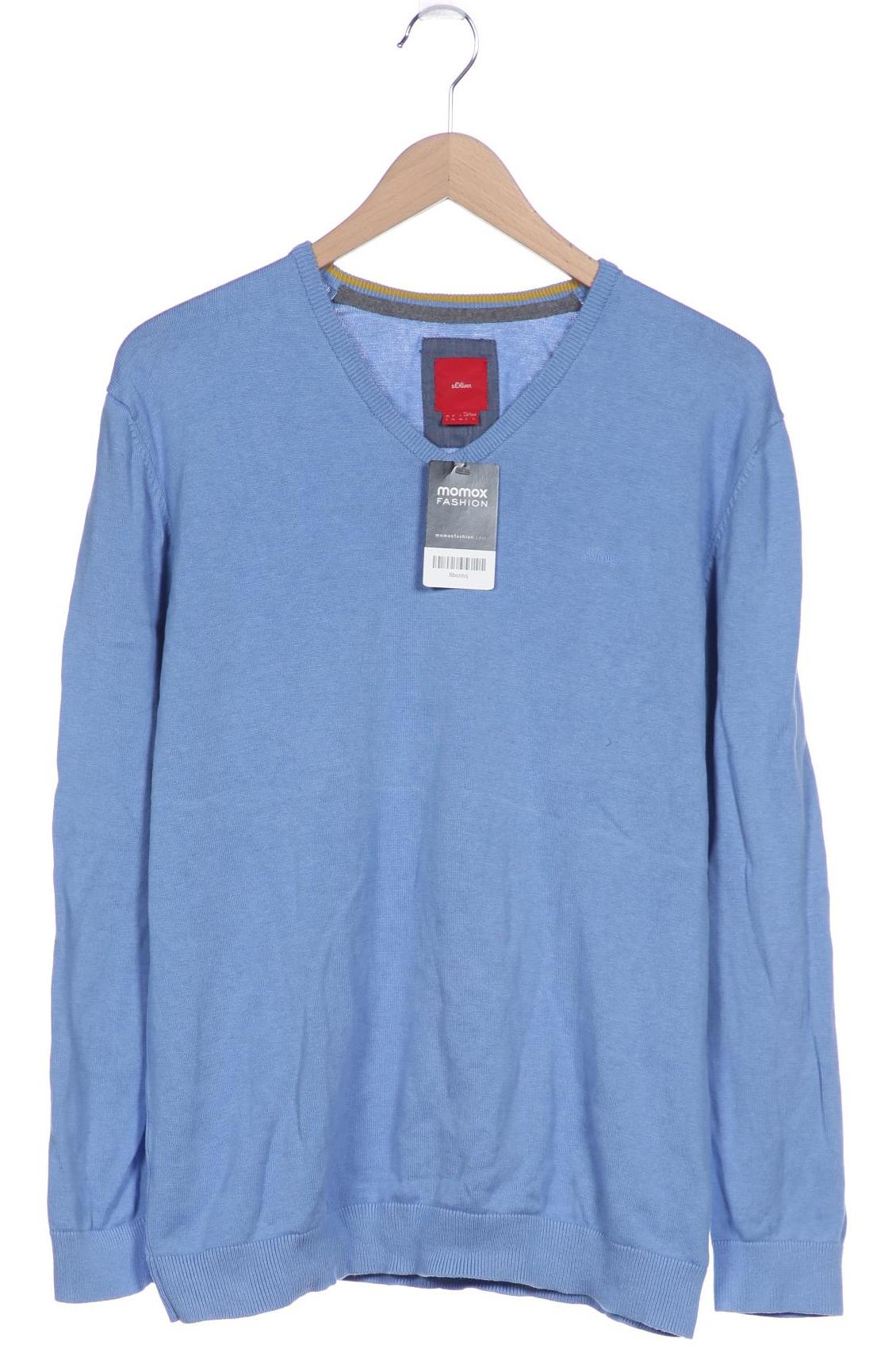 

s.Oliver Herren Pullover, blau, Gr. 52