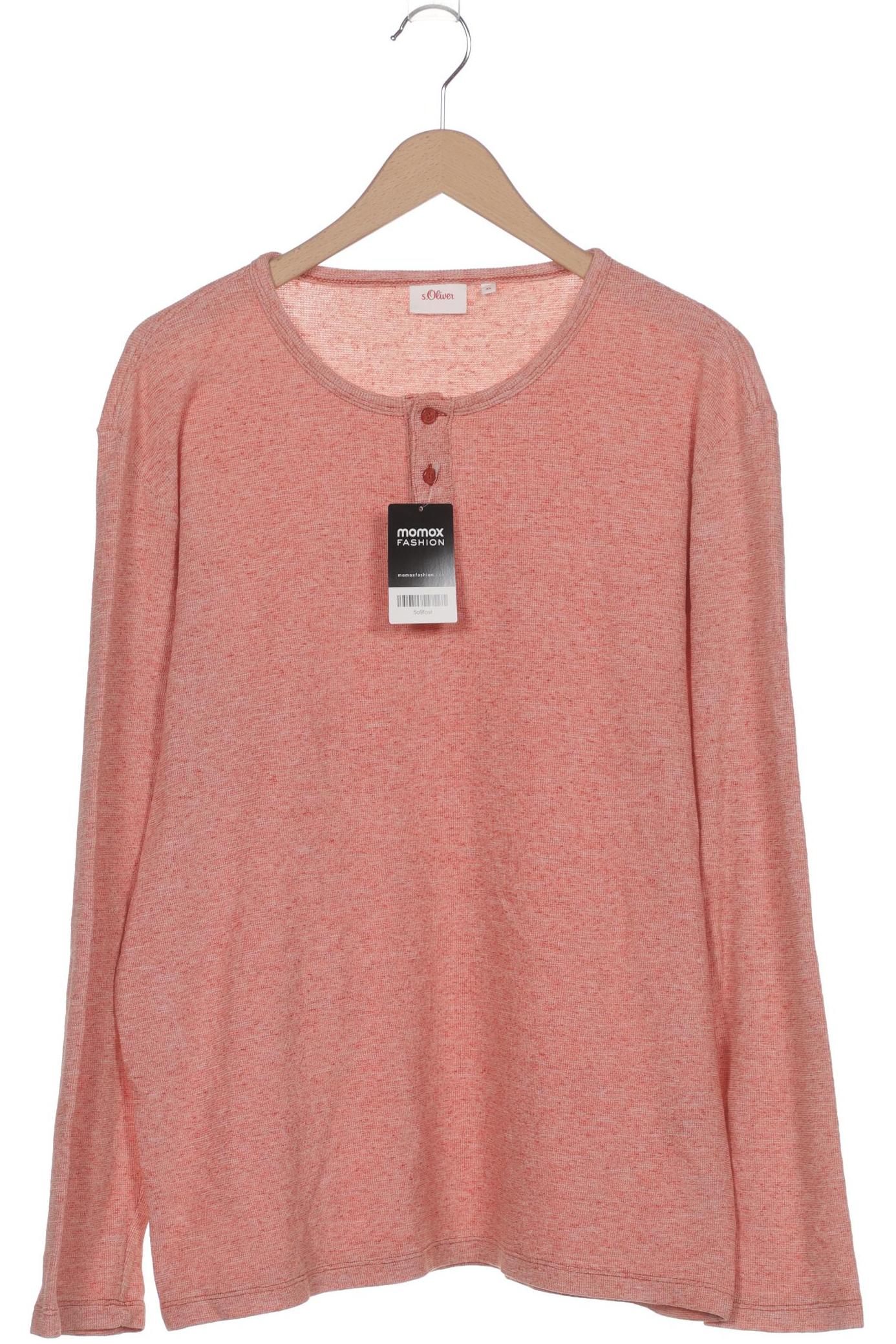

s.Oliver Herren Langarmshirt, orange, Gr. 54