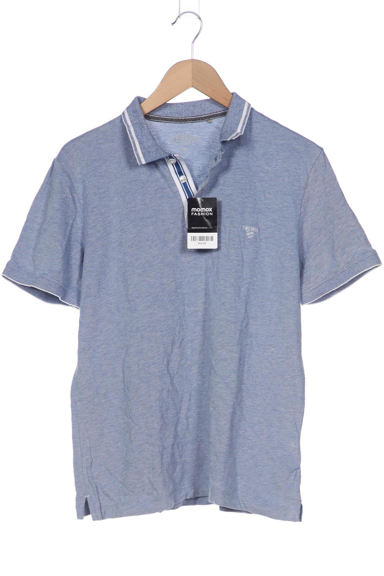 

s.Oliver Herren Poloshirt, blau, Gr. 52