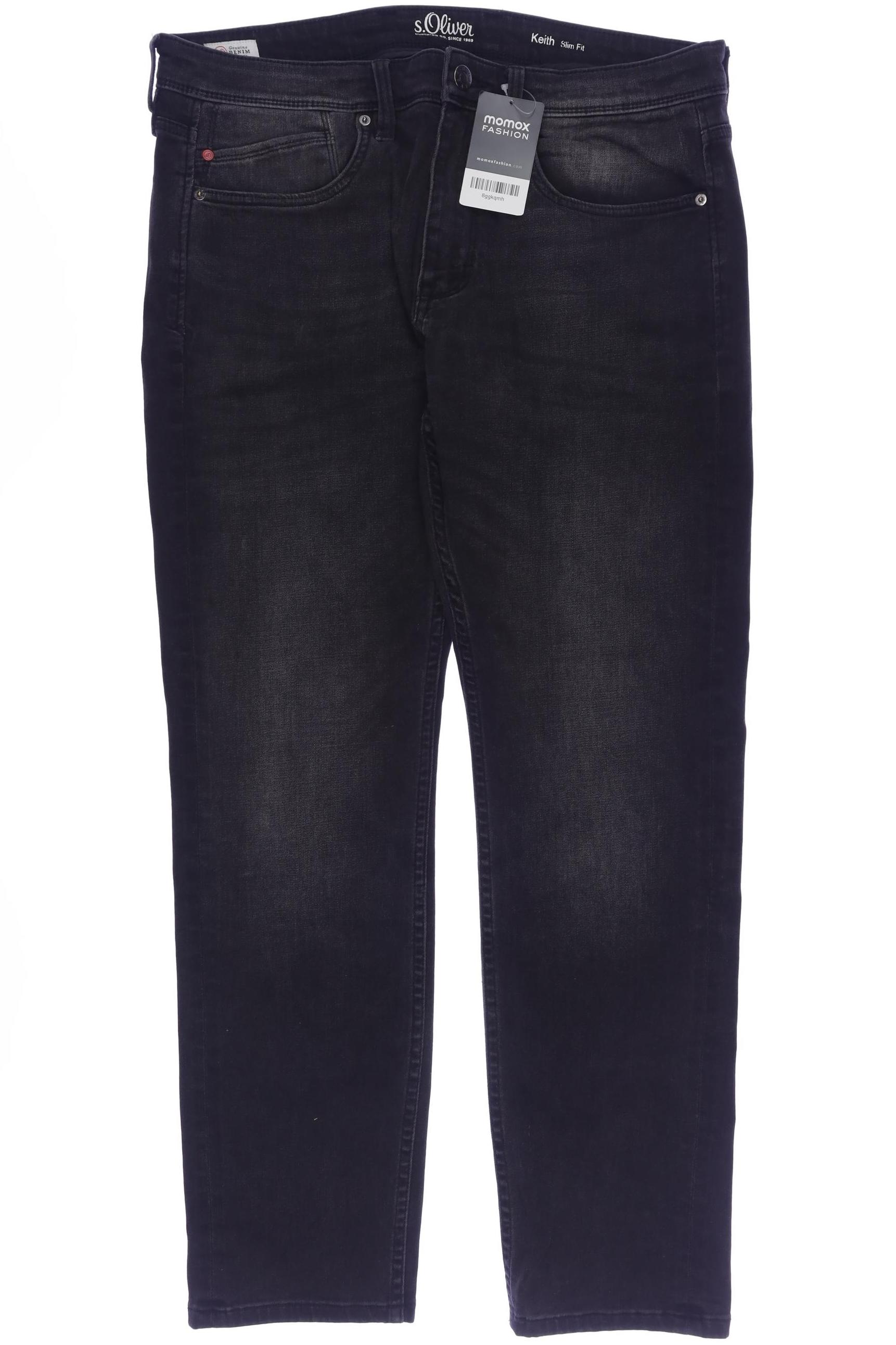 

s.Oliver Herren Jeans, schwarz, Gr. 33