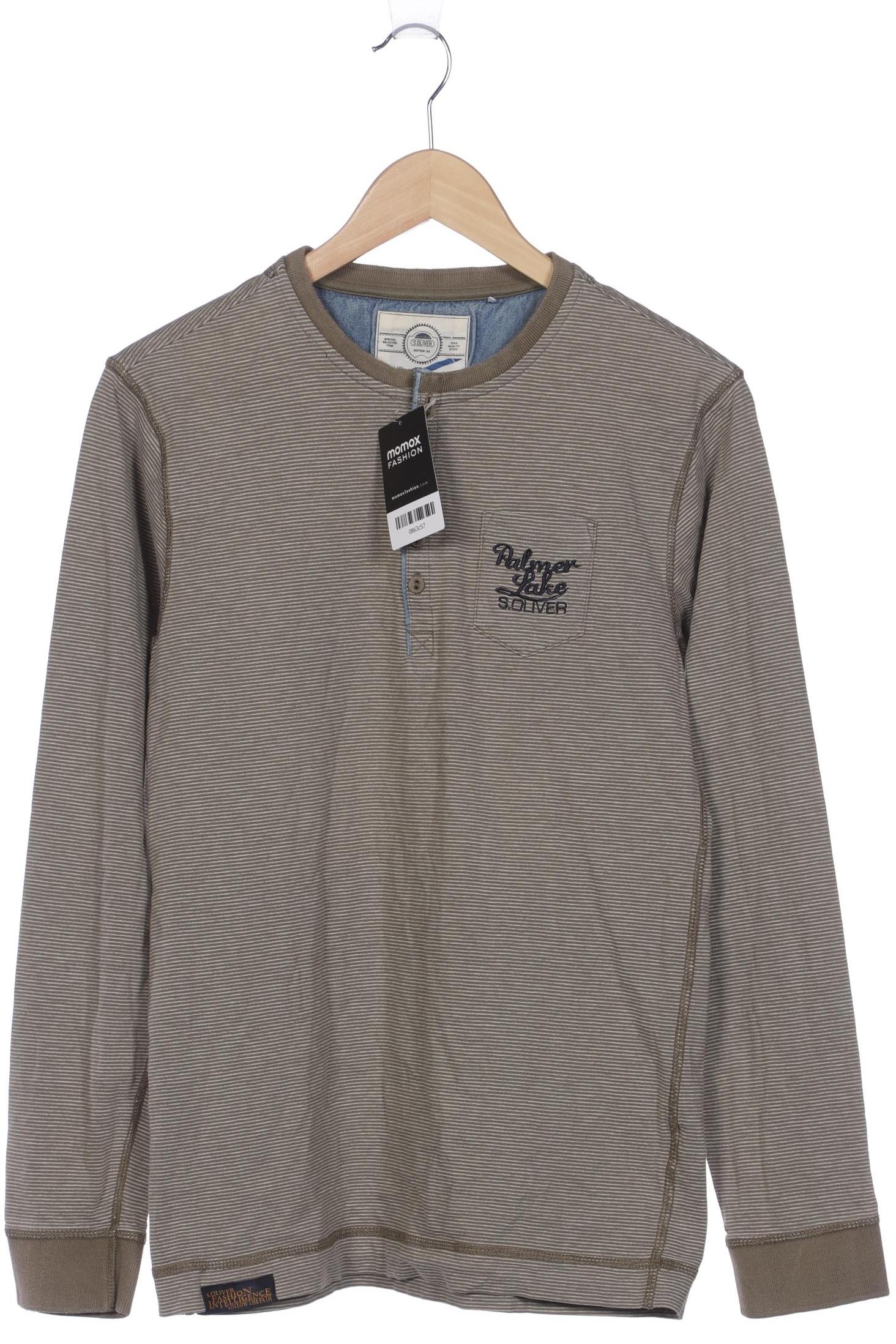 

s.Oliver Herren Langarmshirt, grün, Gr. 54