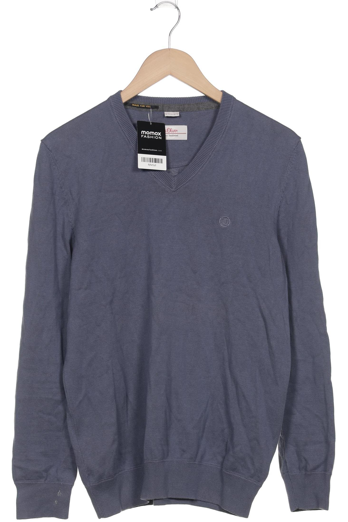 

s.Oliver Herren Pullover, blau, Gr. 48
