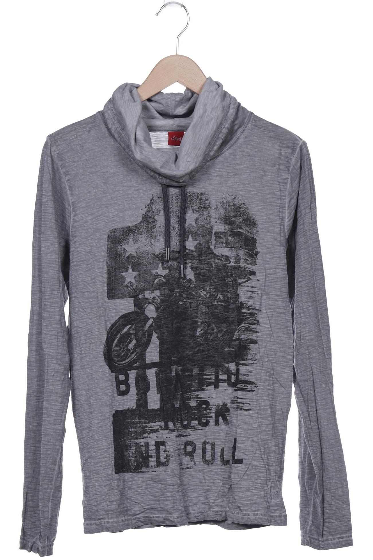 Thumbnail - s.Oliver Herren Langarmshirt, grau, Gr. 46