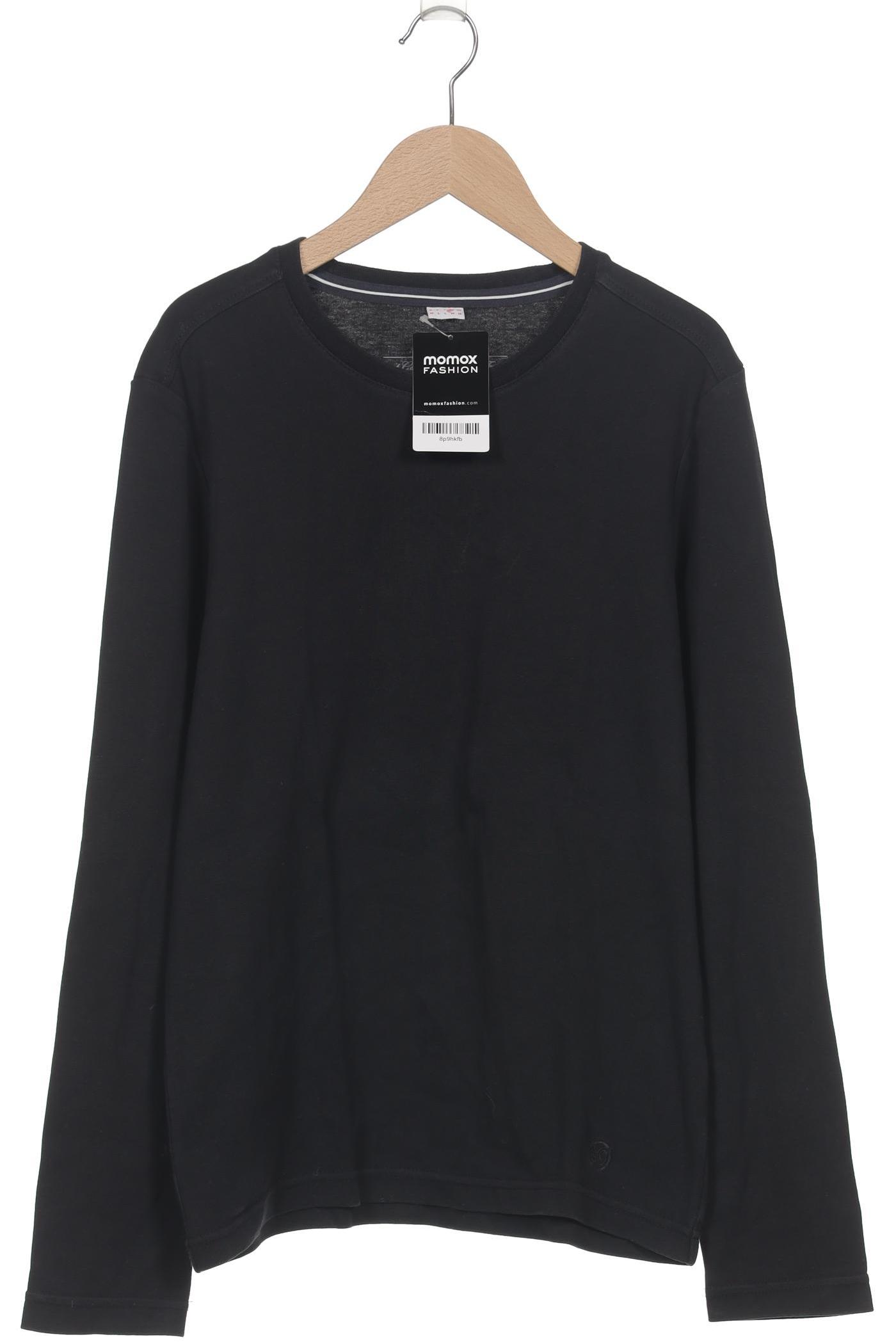 

s.Oliver Herren Langarmshirt, schwarz, Gr. 48
