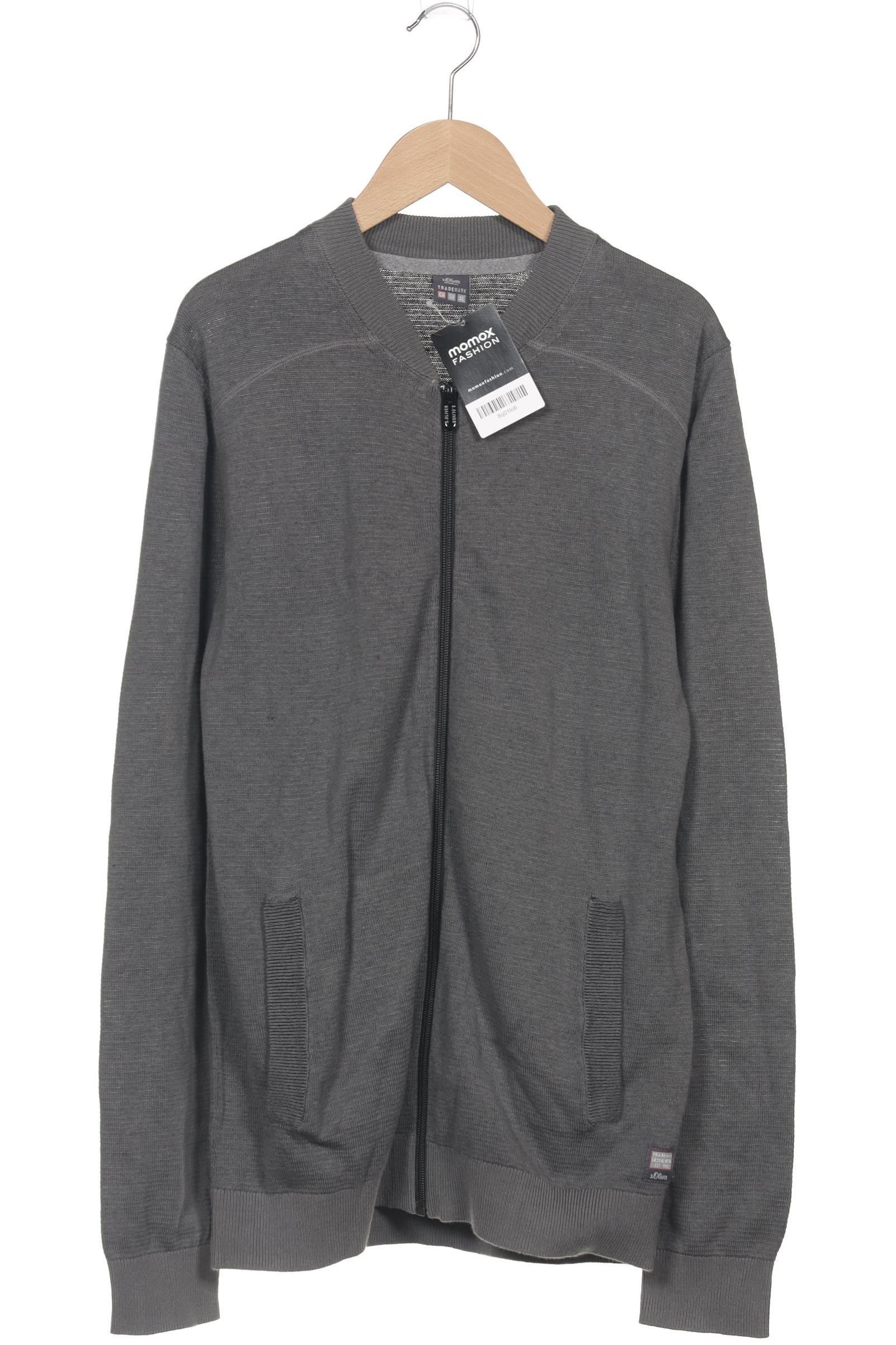 

s.Oliver Herren Strickjacke, grau, Gr. 48