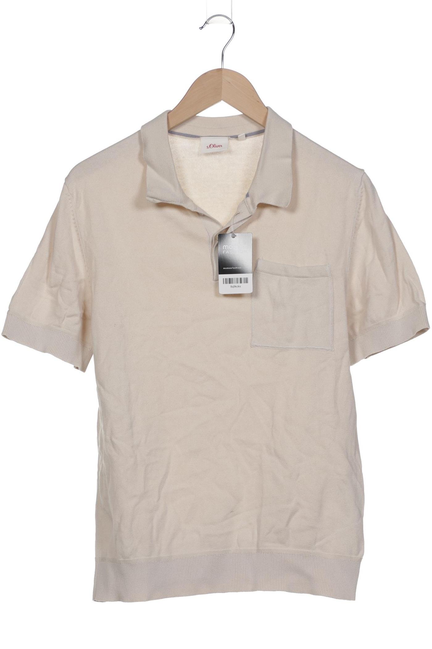 

s.Oliver Herren Poloshirt, cremeweiß, Gr. 52