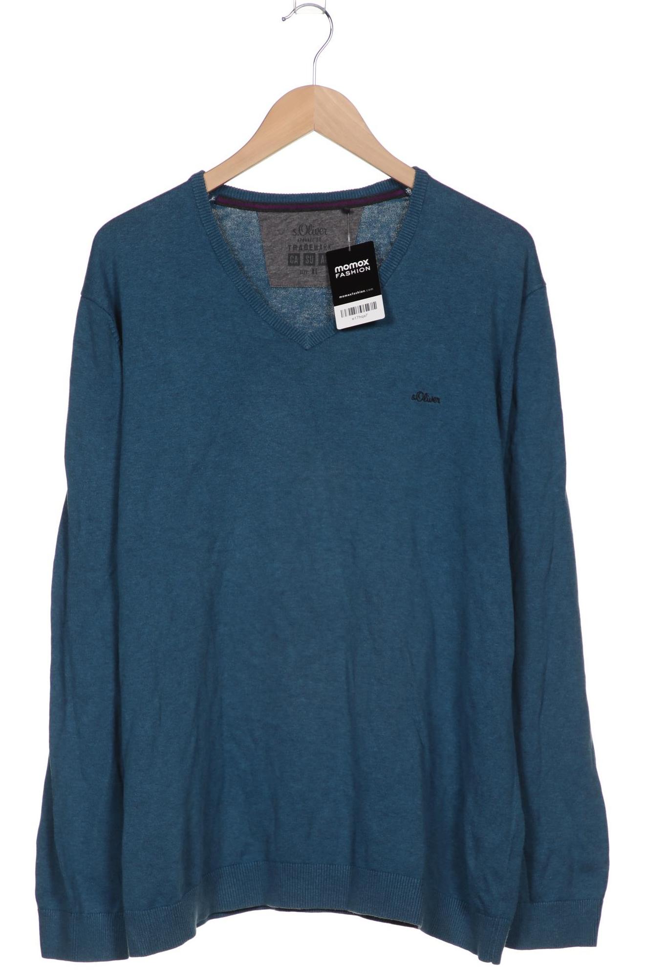 

s.Oliver Herren Pullover, türkis, Gr. 54