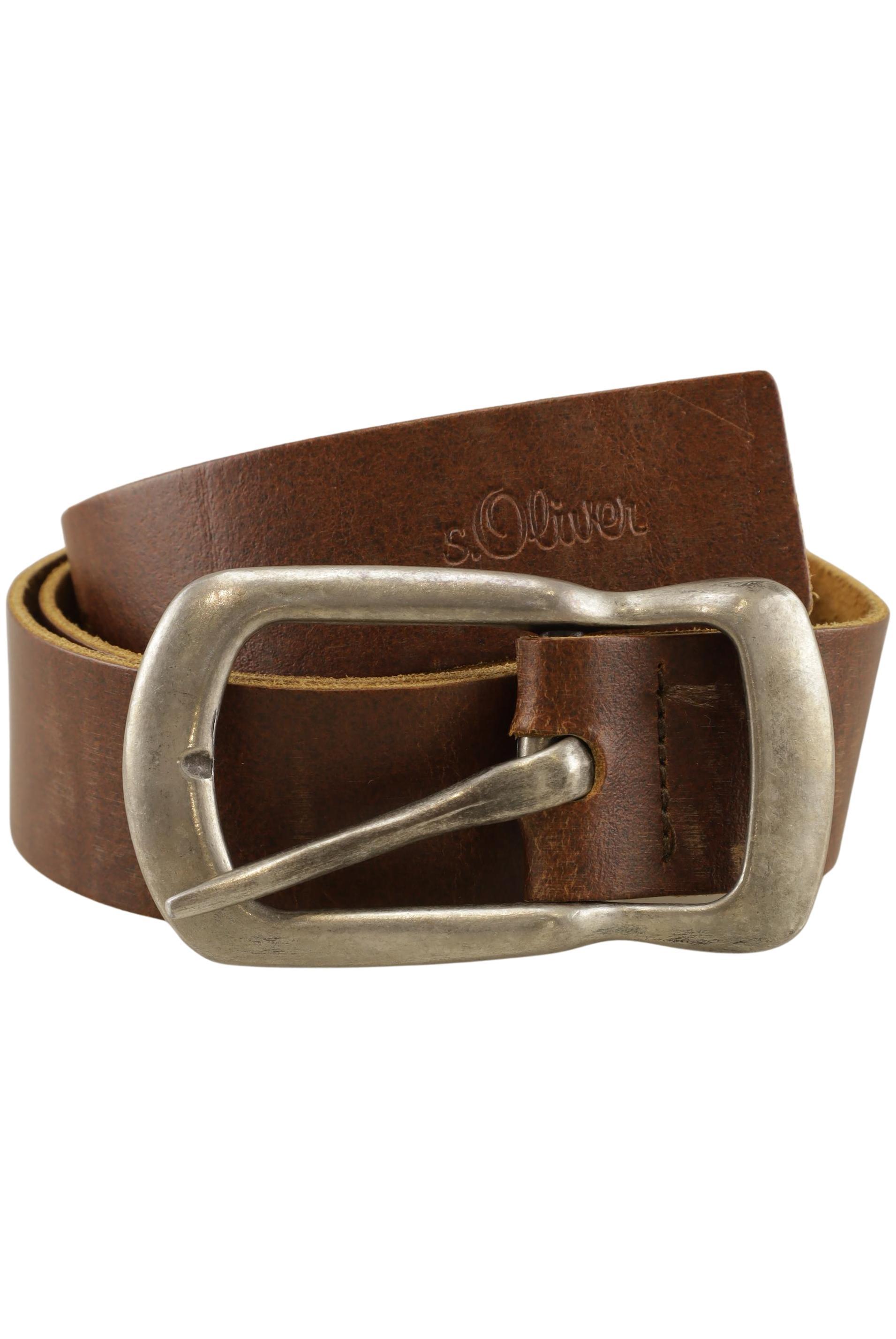 

s.Oliver Herren Gürtel, braun, Gr. 90