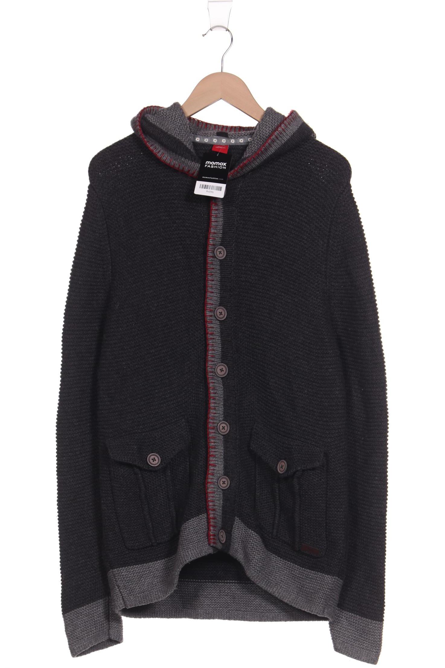 

s.Oliver Herren Strickjacke, grau, Gr. 52
