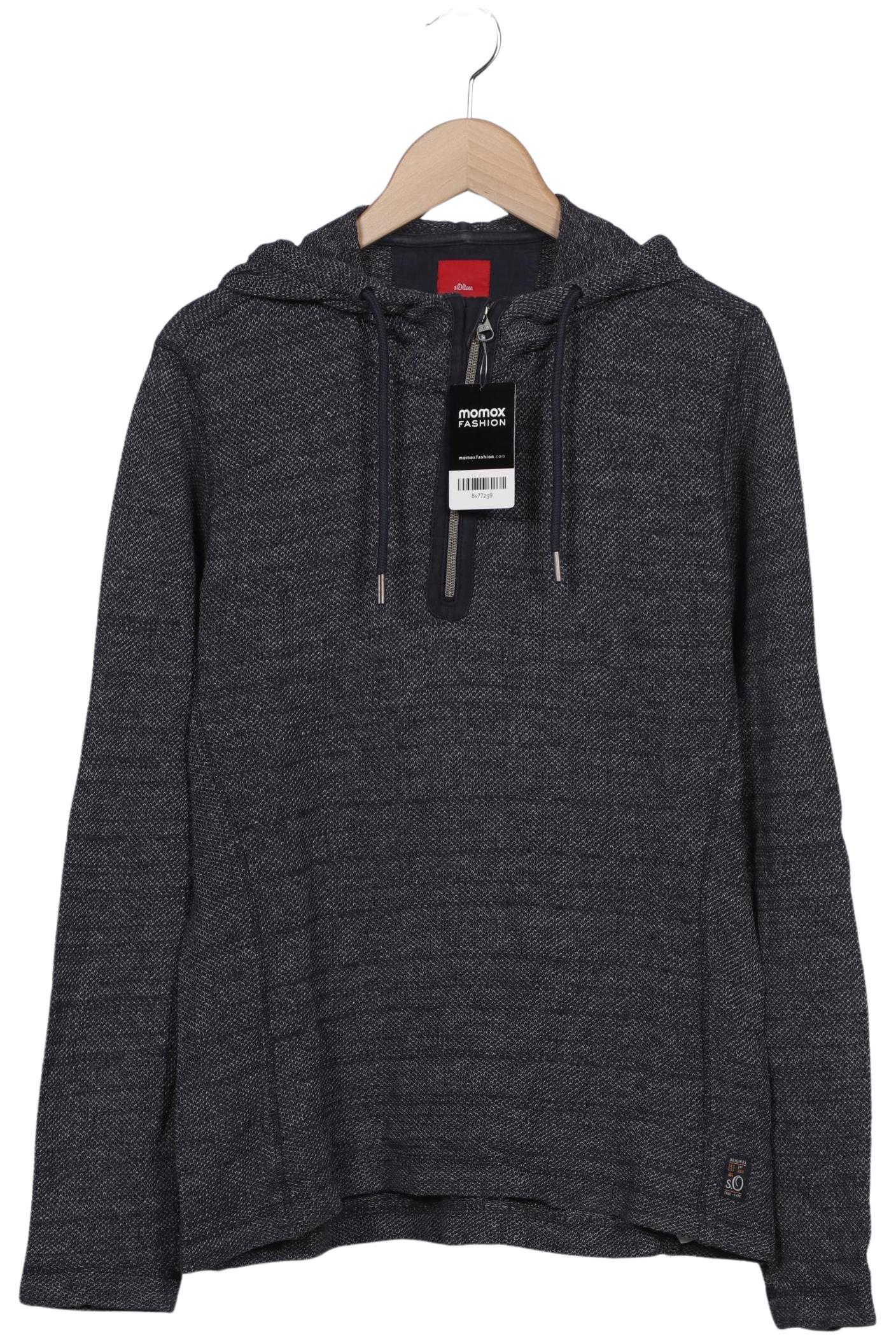 

s.Oliver Herren Kapuzenpullover, grau, Gr. 48