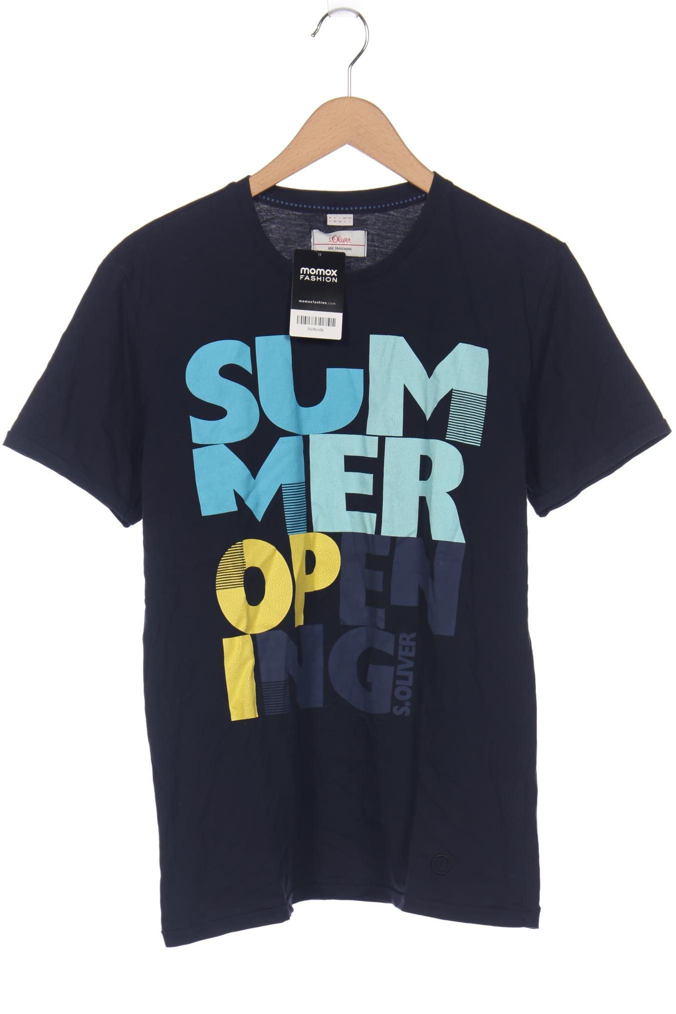 

s.Oliver Herren T-Shirt, marineblau