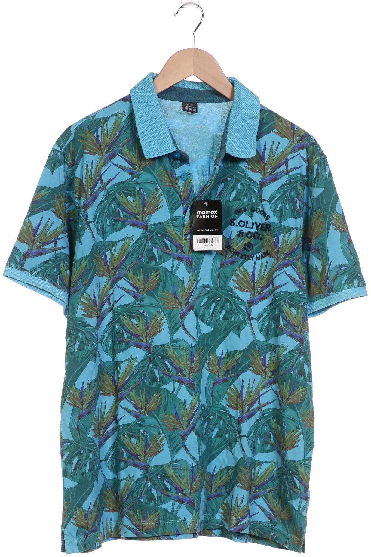 

s.Oliver Herren Poloshirt, blau, Gr. 54