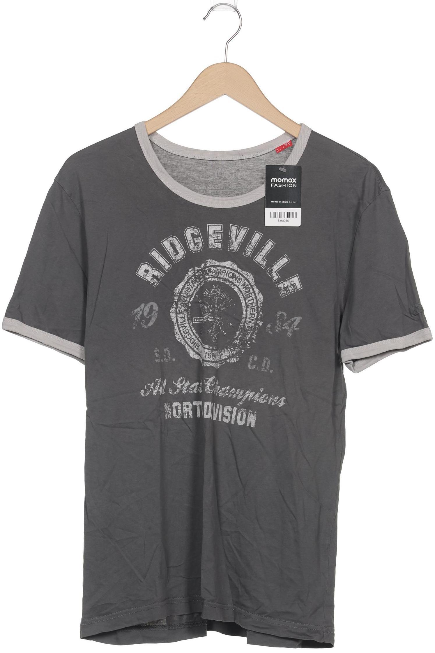 

s.Oliver Herren T-Shirt, grau, Gr. 48