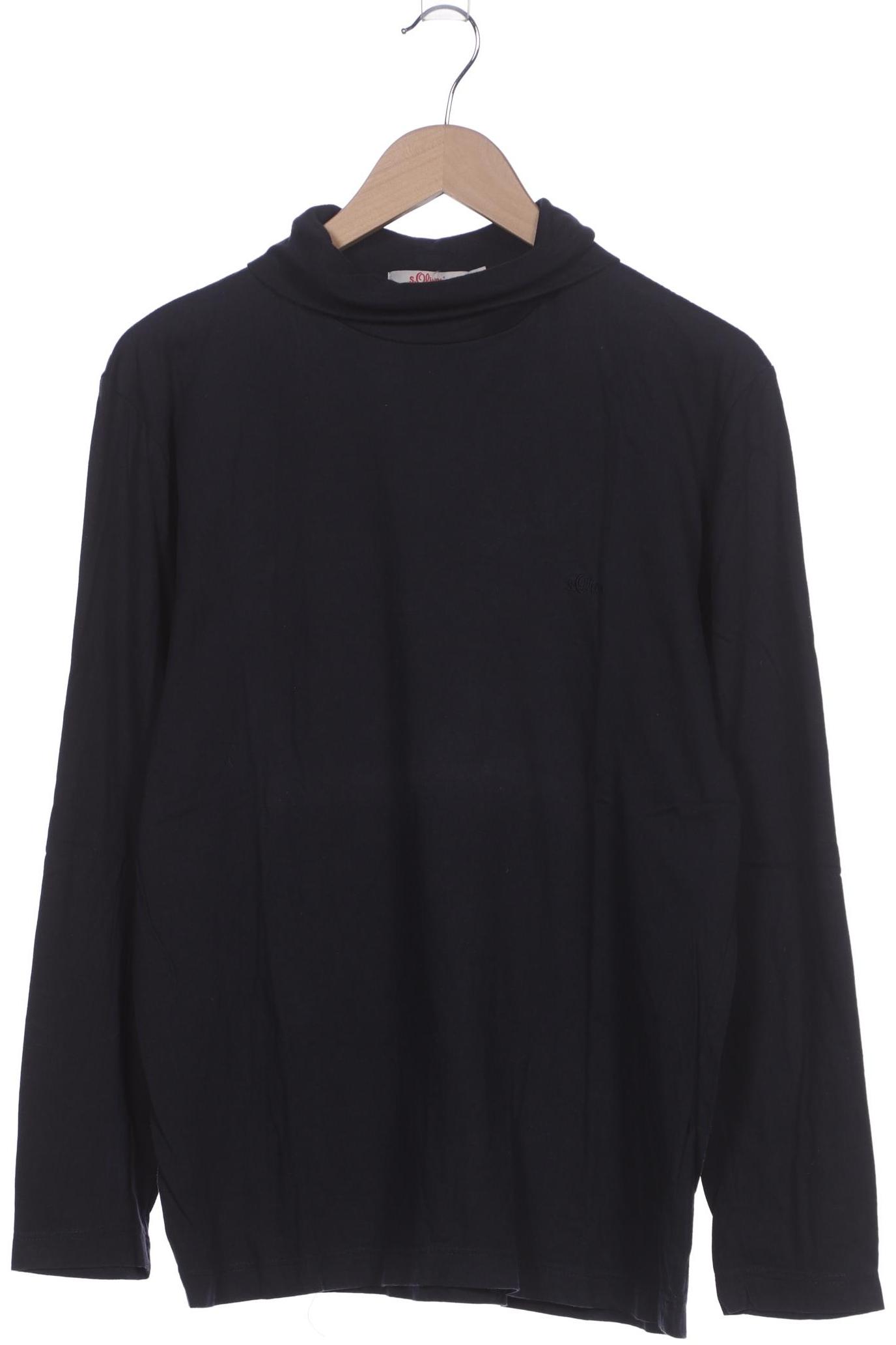 

s.Oliver Herren Langarmshirt, marineblau, Gr. 52