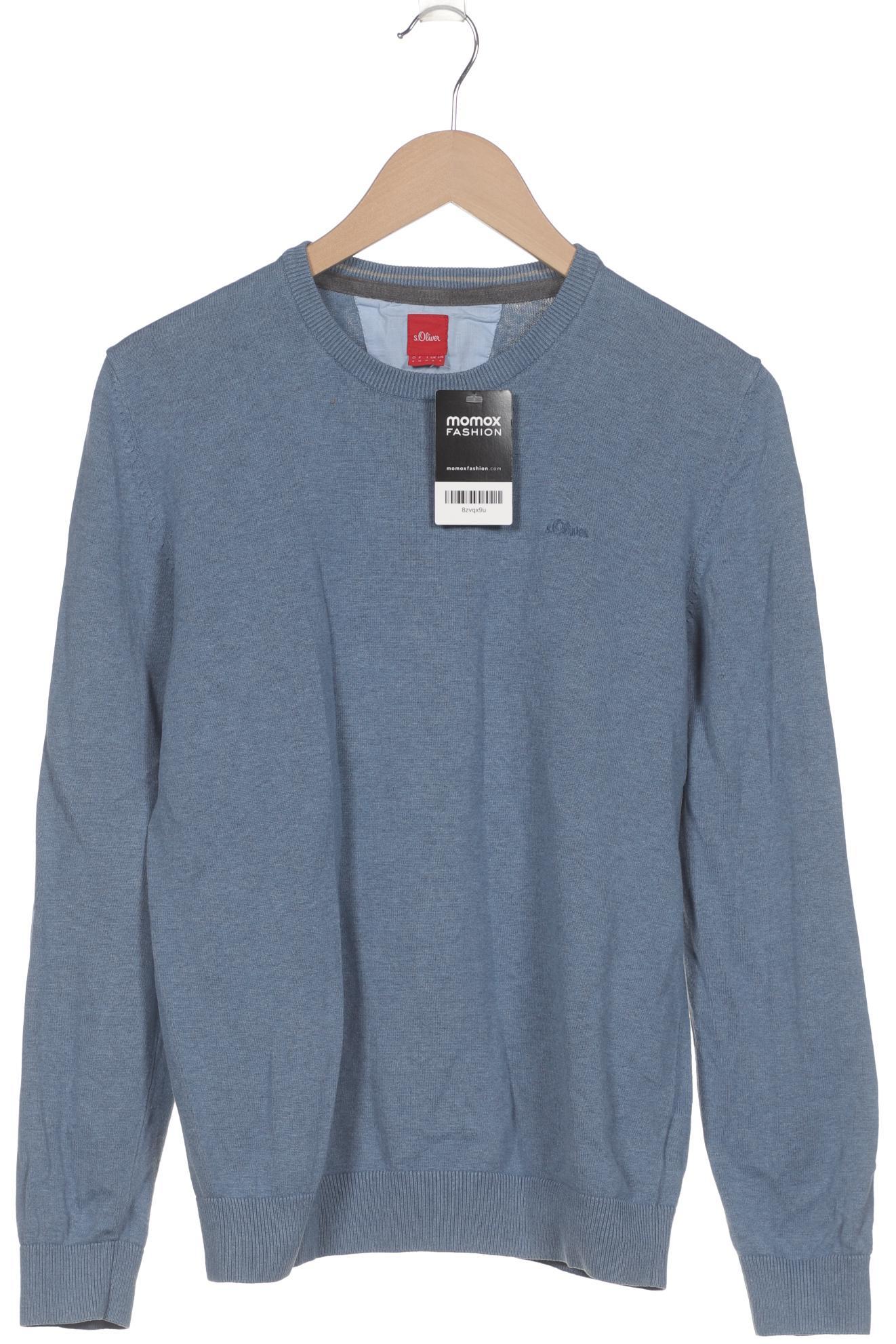 

s.Oliver Herren Pullover, blau, Gr. 46