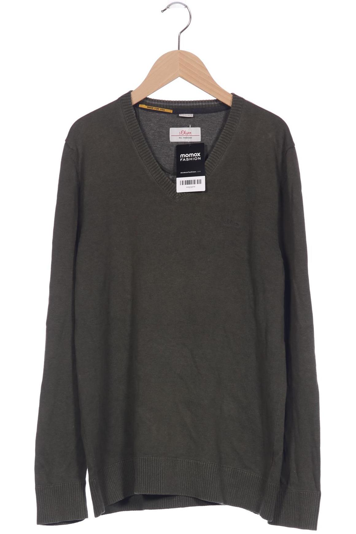 

s.Oliver Herren Pullover, grün, Gr. 48