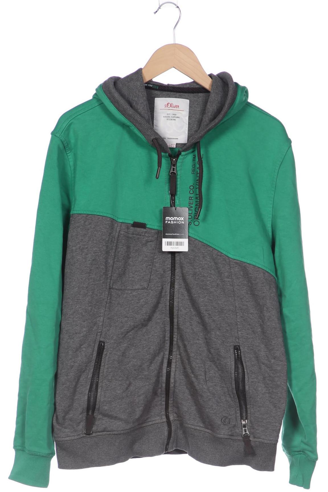 

s.Oliver Herren Kapuzenpullover, grau, Gr. 54