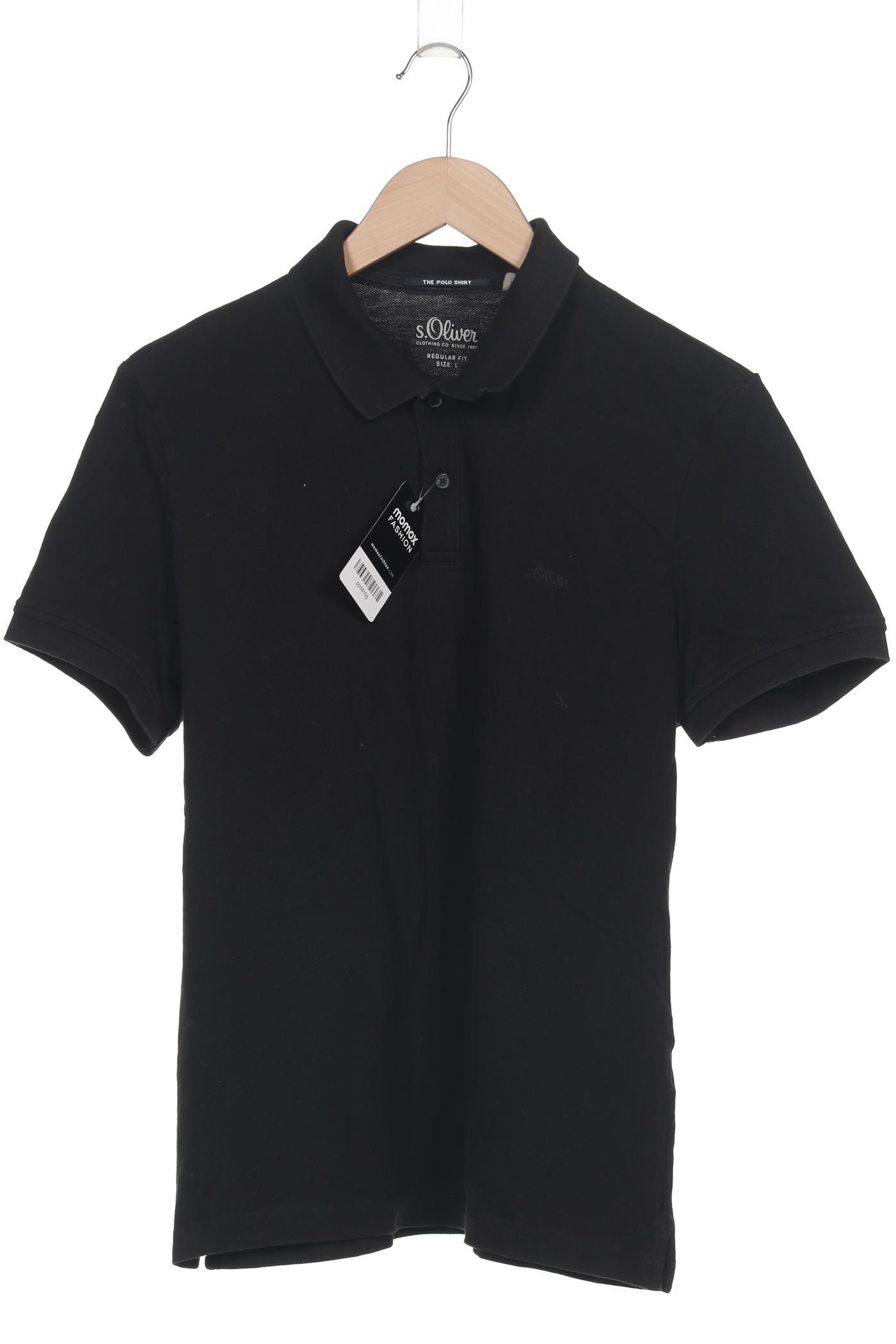 

s.Oliver Herren Poloshirt, schwarz, Gr. 52