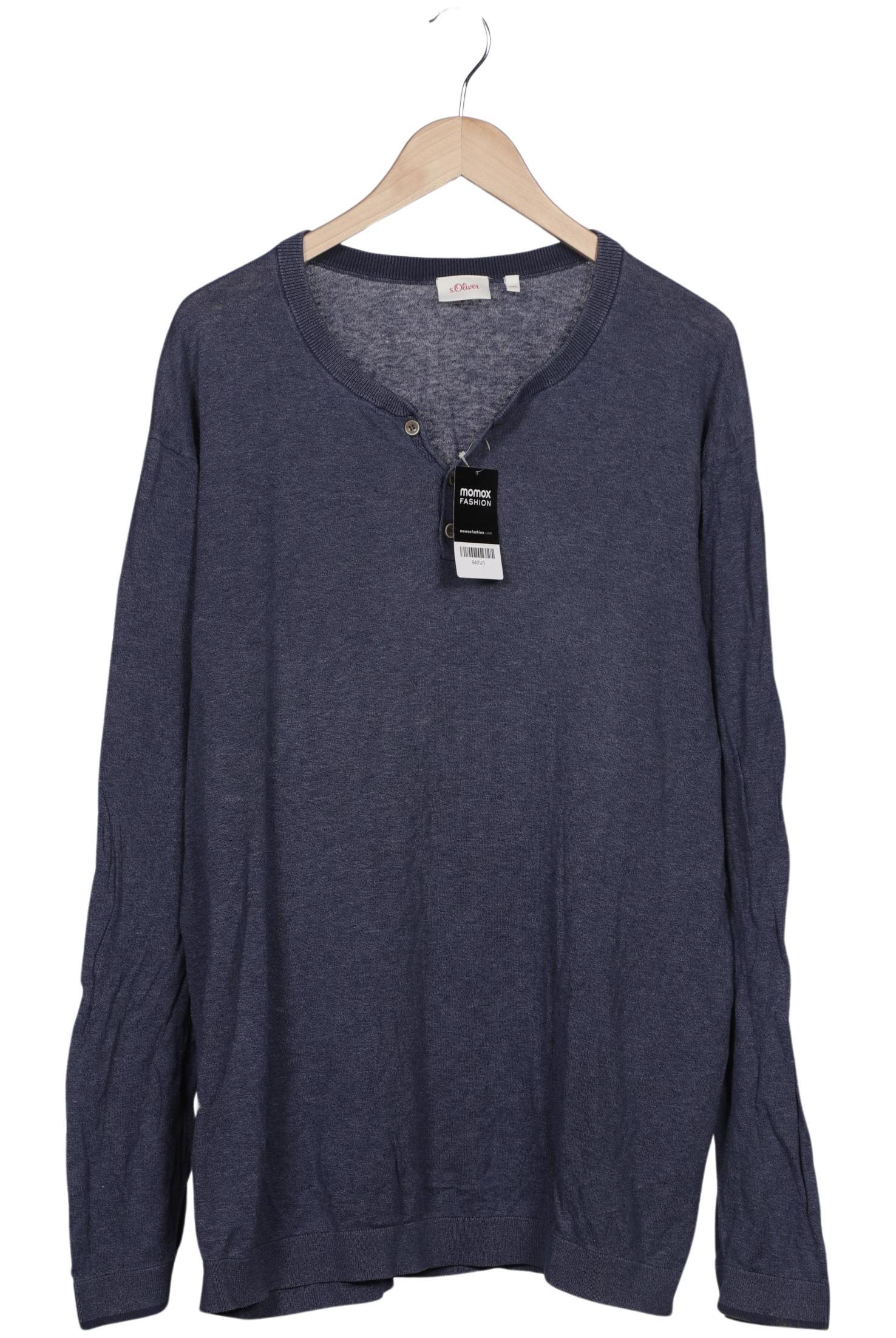 

s.Oliver Herren Pullover, blau, Gr. 58