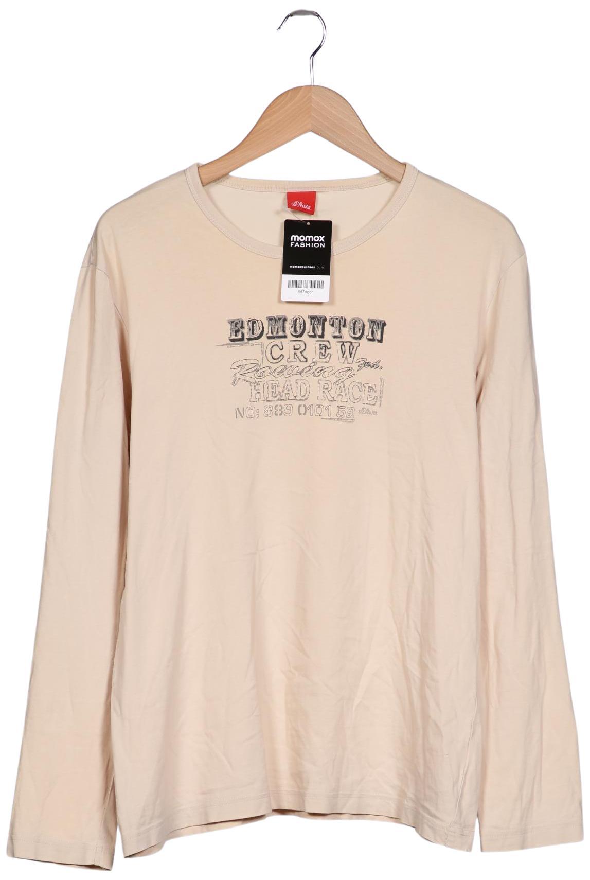 Thumbnail - s.Oliver Herren Langarmshirt, beige, Gr. 52