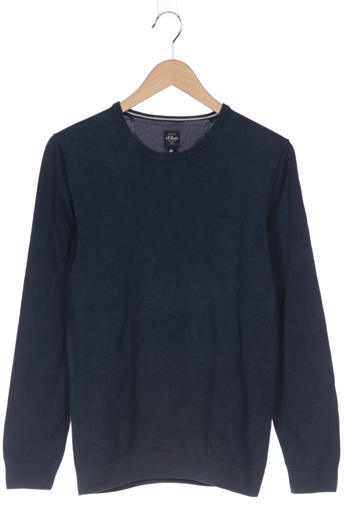 

s.Oliver Herren Pullover, türkis, Gr. 48
