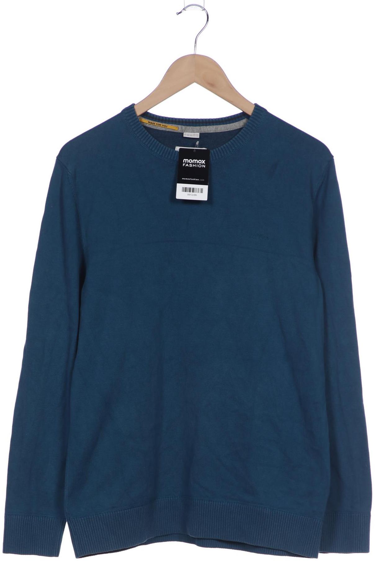 

s.Oliver Herren Pullover, türkis, Gr. 52