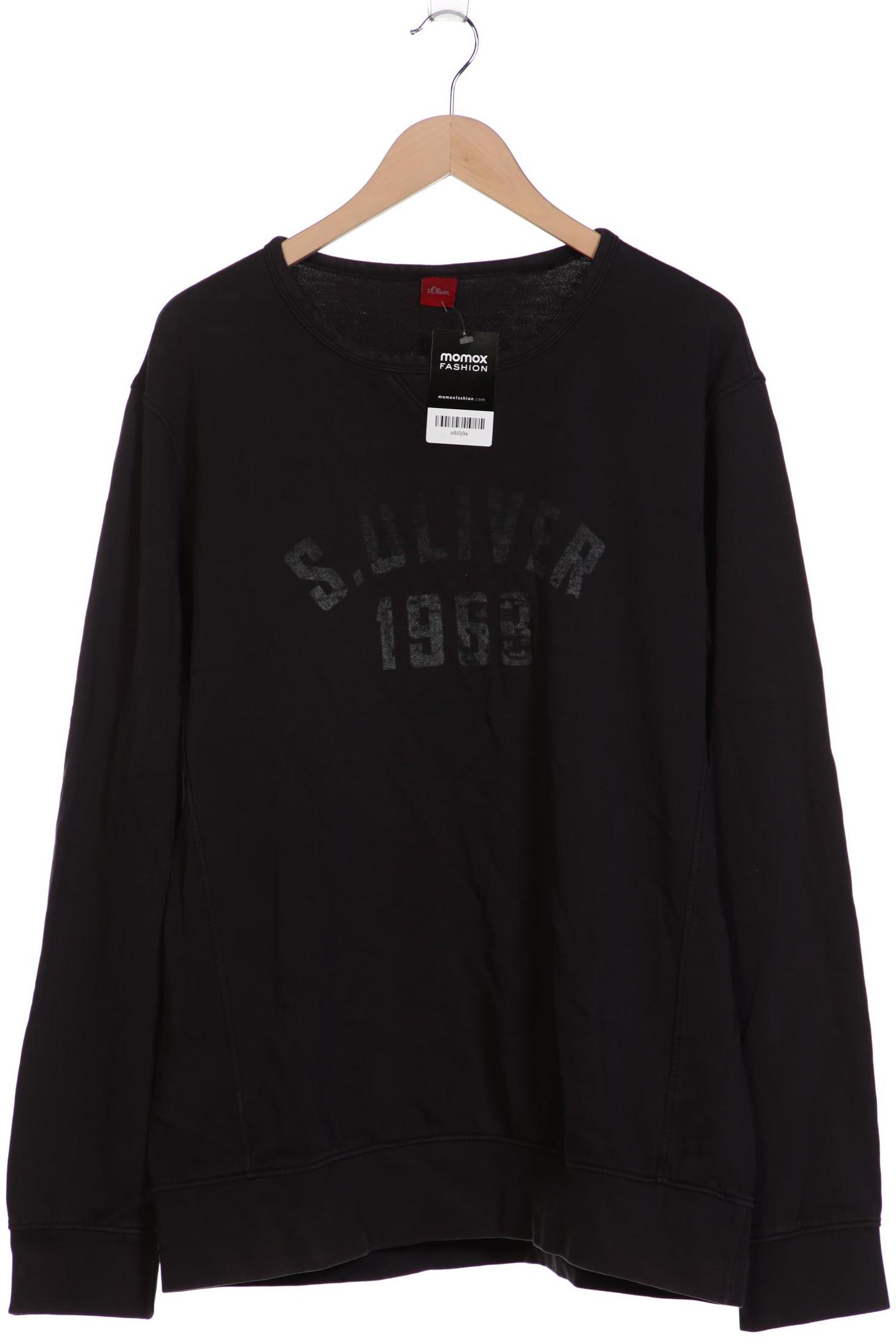 

s.Oliver Herren Sweatshirt, schwarz, Gr. 54